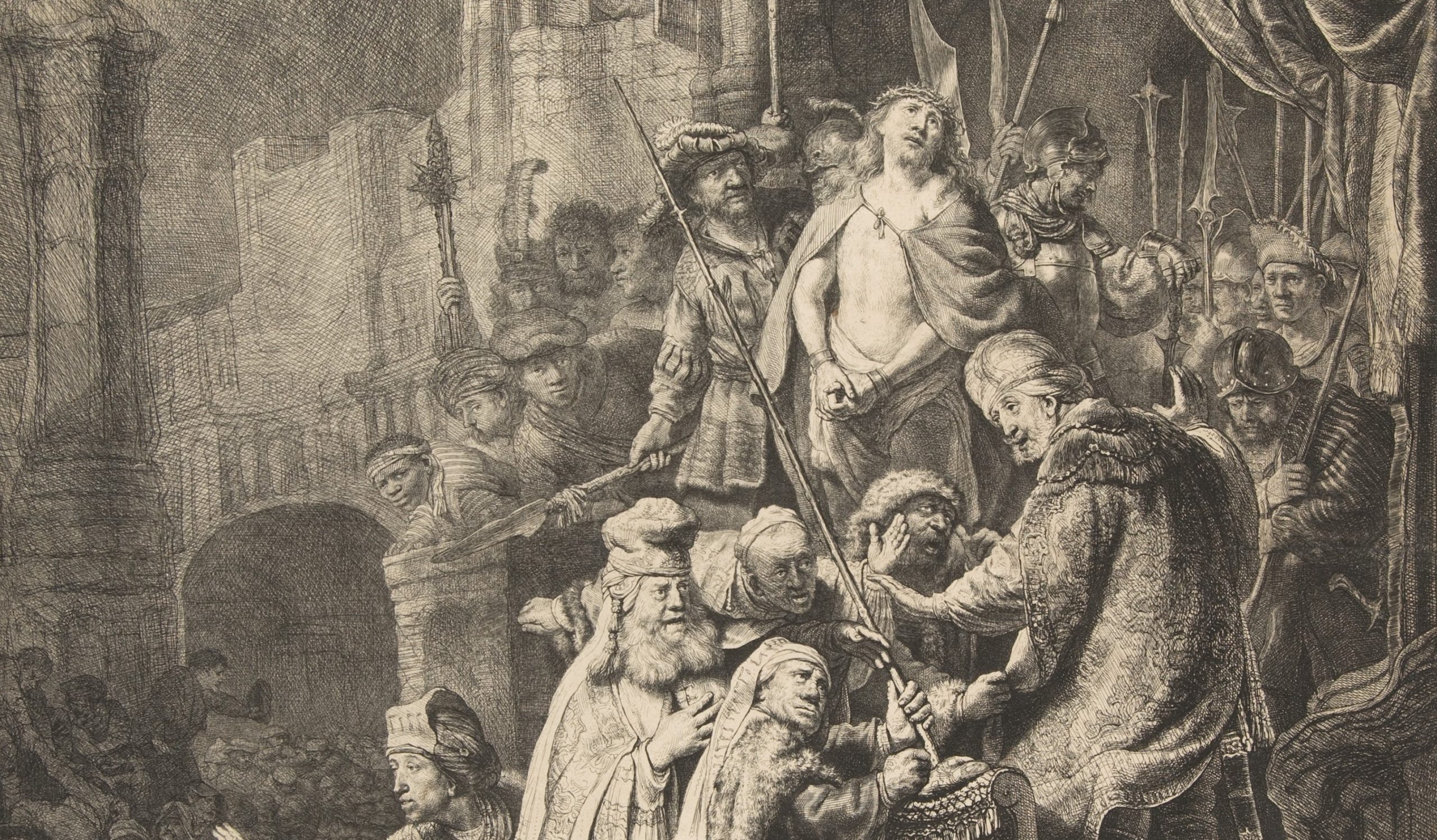 Kristus for Pilatus - den store platen (1636)&nbsp;<span>(+)</span>