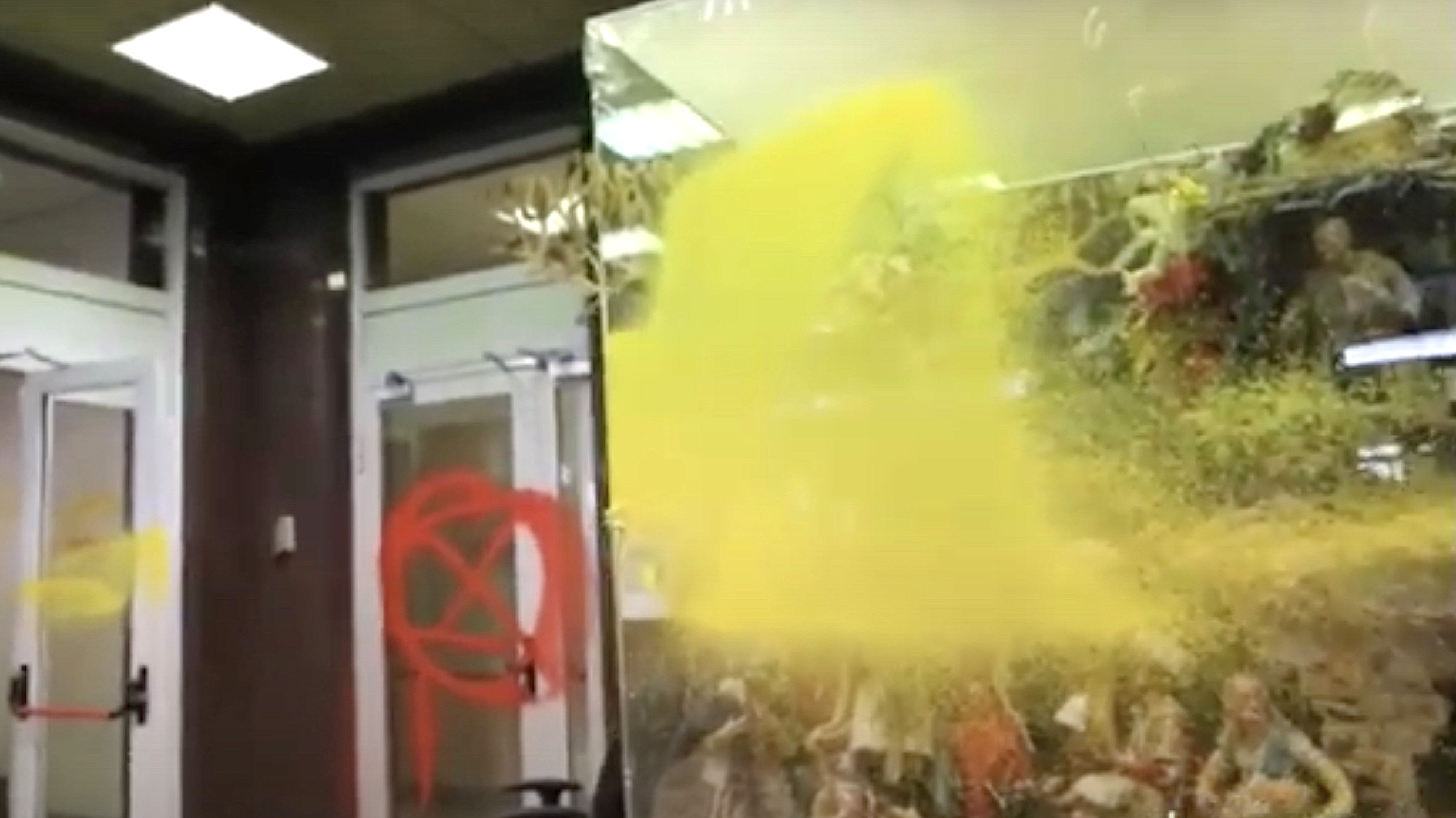 Italia: Extinction Rebellion gjorde skadeverk mot departements­bygning&nbsp;<span>(+)</span>