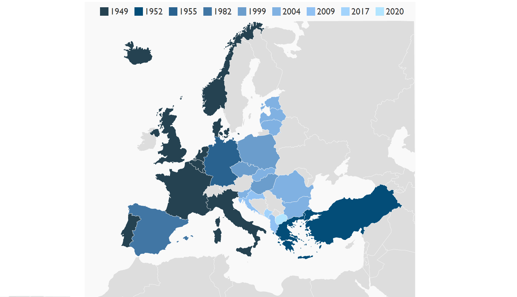 Natomedlemmer i Europa - oversikt&nbsp;<span>(+)</span>