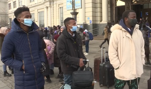 Afrikanske studenter flykter fra Ukraina: Ingen planer om å reise hjem&nbsp;<span>(+)</span>
