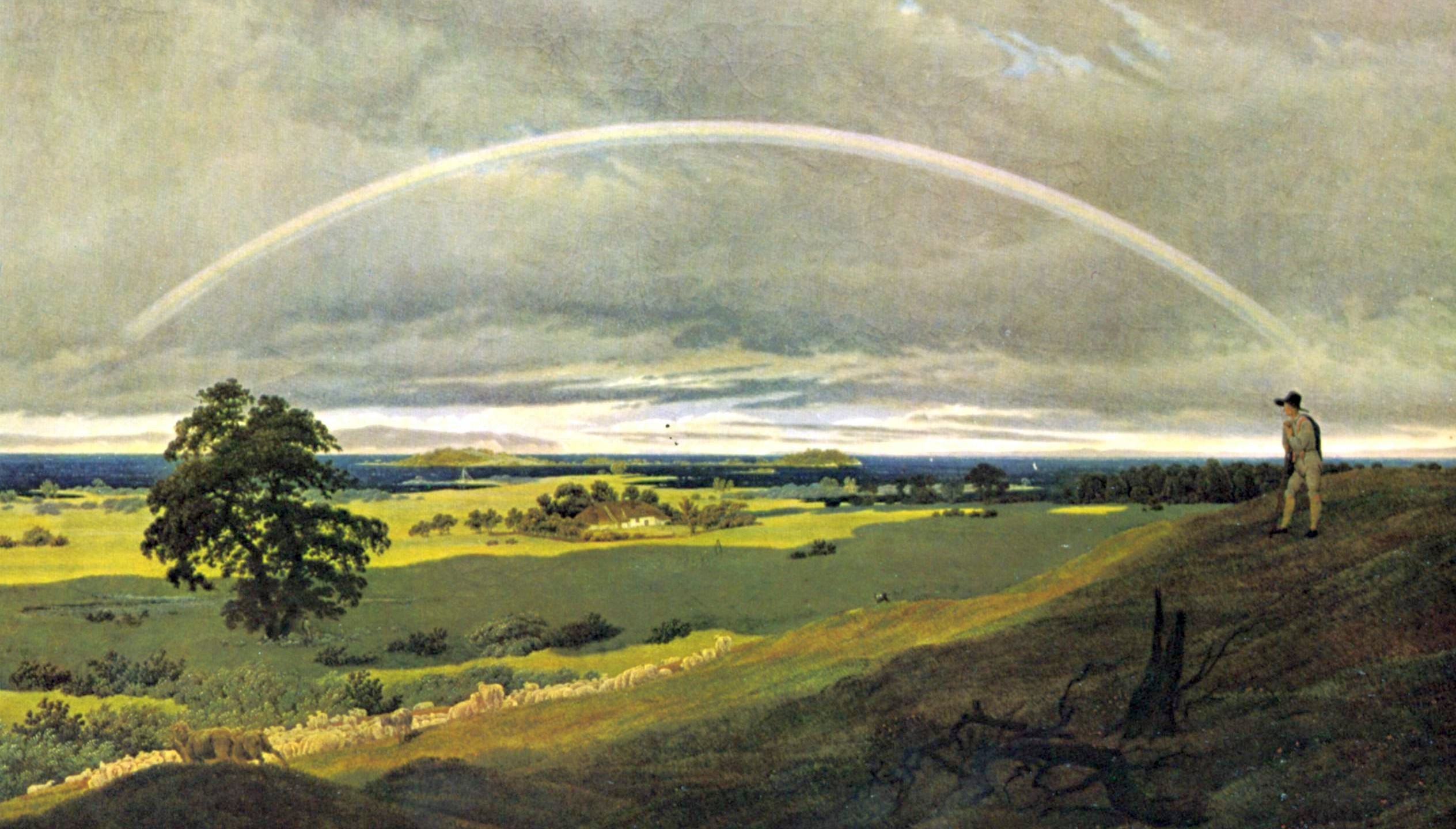 Landskap fra Rügen med regnbue (c.1810)&nbsp;<span>(+)</span>