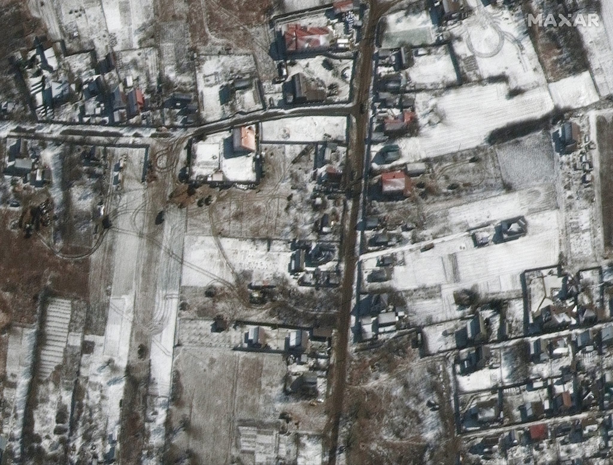 Satellittbilder Russisk Kolonne I Bevegelse Igjen Document