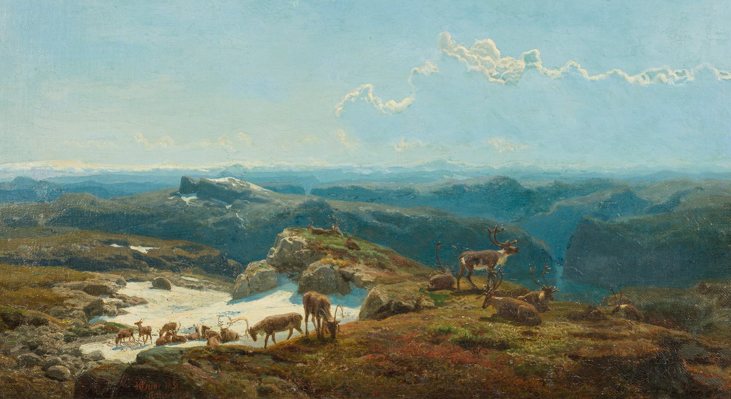 Høyfjell med reinsdyr (1851)&nbsp;<span>(+)</span>
