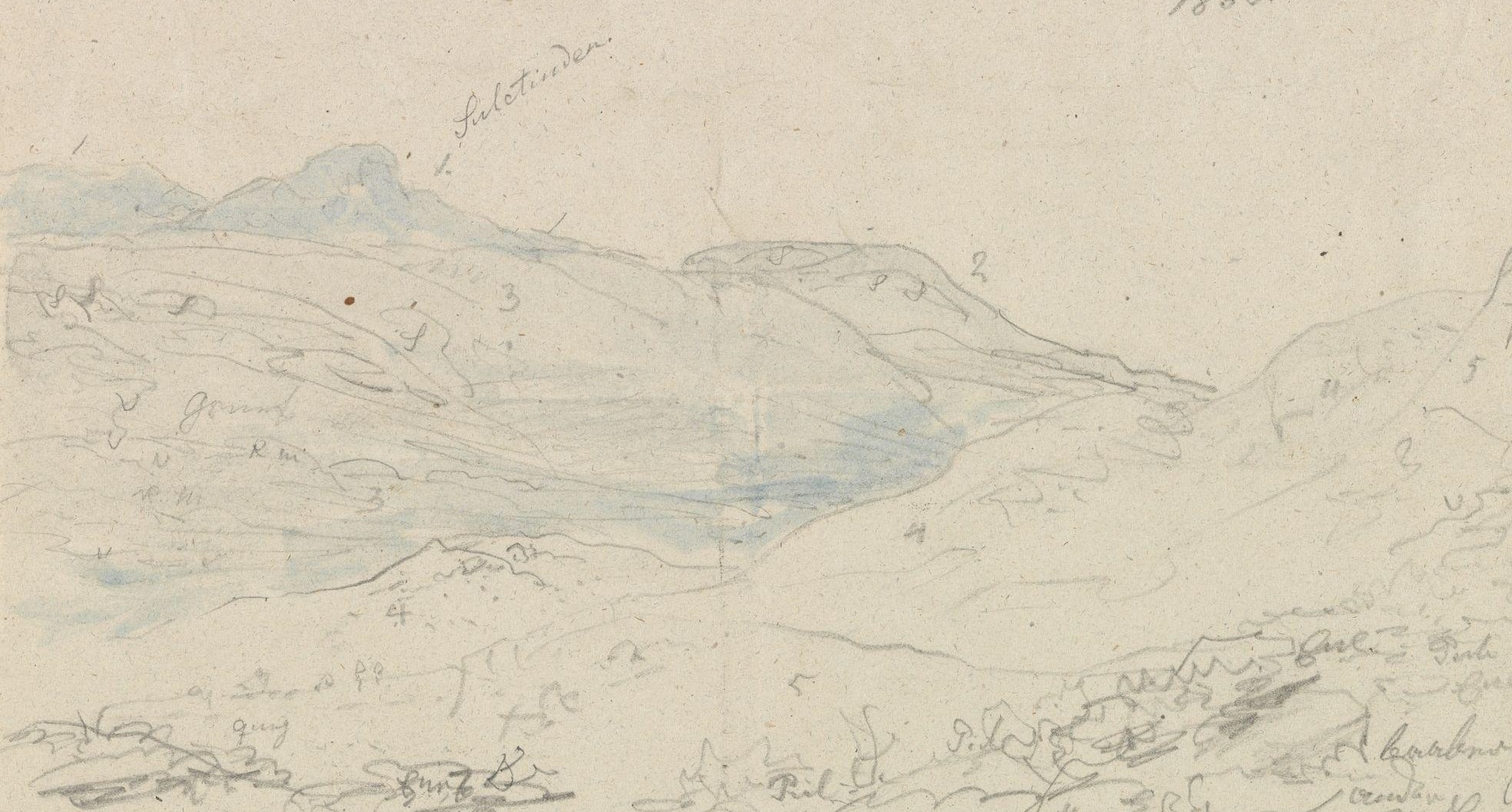 Fjell-landskap med Suletinden (1850)&nbsp;<span>(+)</span>
