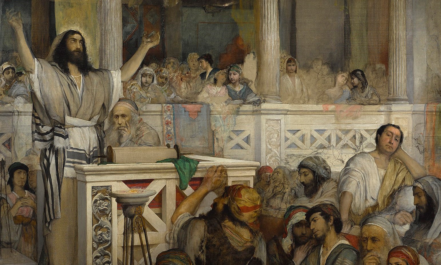 Kristus underviser i synagogen i Kapernaum (1878-79)&nbsp;<span>(+)</span>