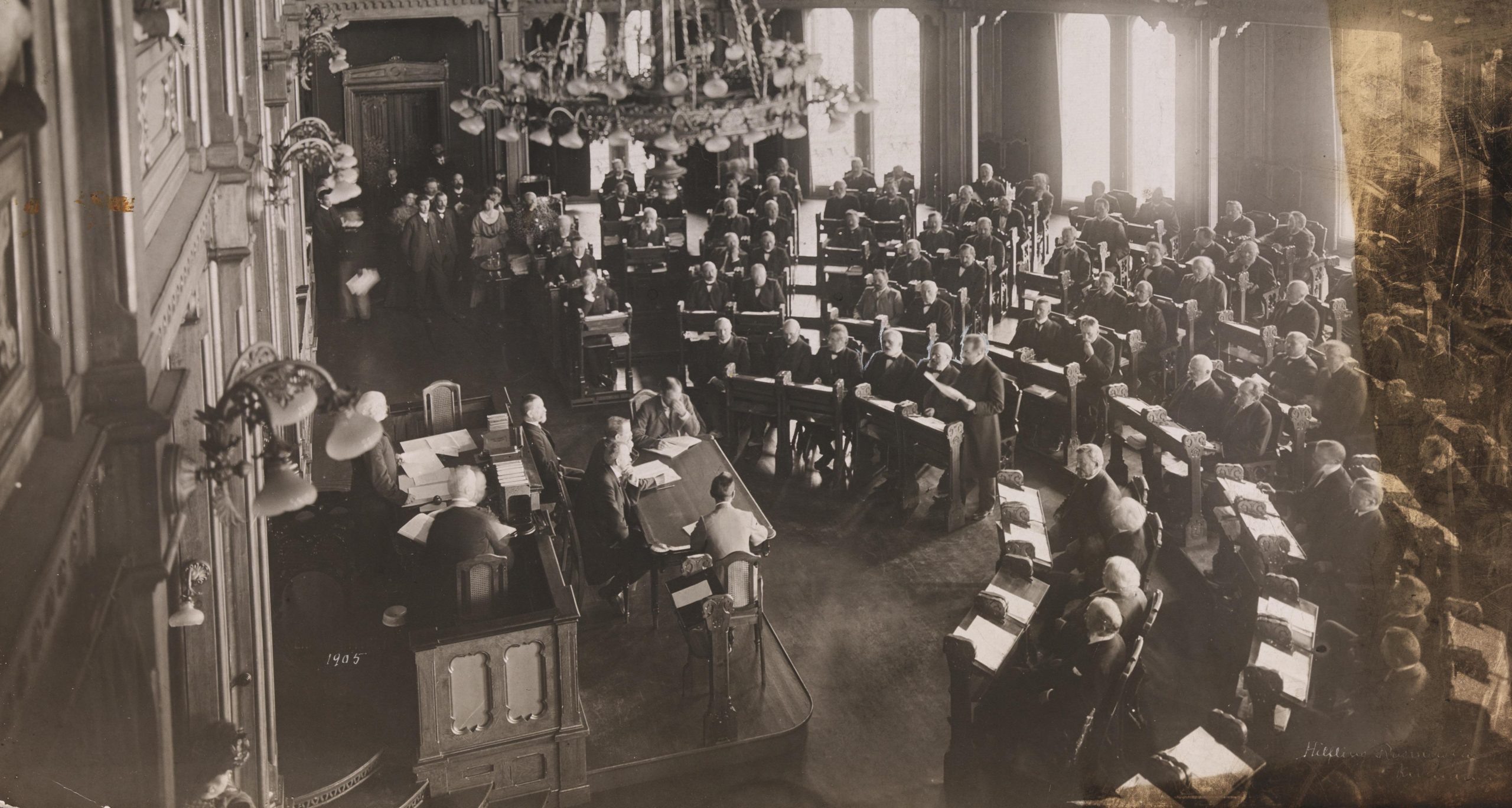 Det norske Stortingets møte 7. juni 1905.&nbsp;<span>(+)</span>