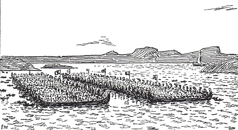 1150 år siden slaget i Hafrsfjord i 872.&nbsp;<span>(+)</span>