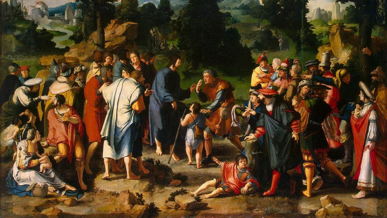 Jesus helbreder en blind i Jeriko (1531)&nbsp;<span>(+)</span>