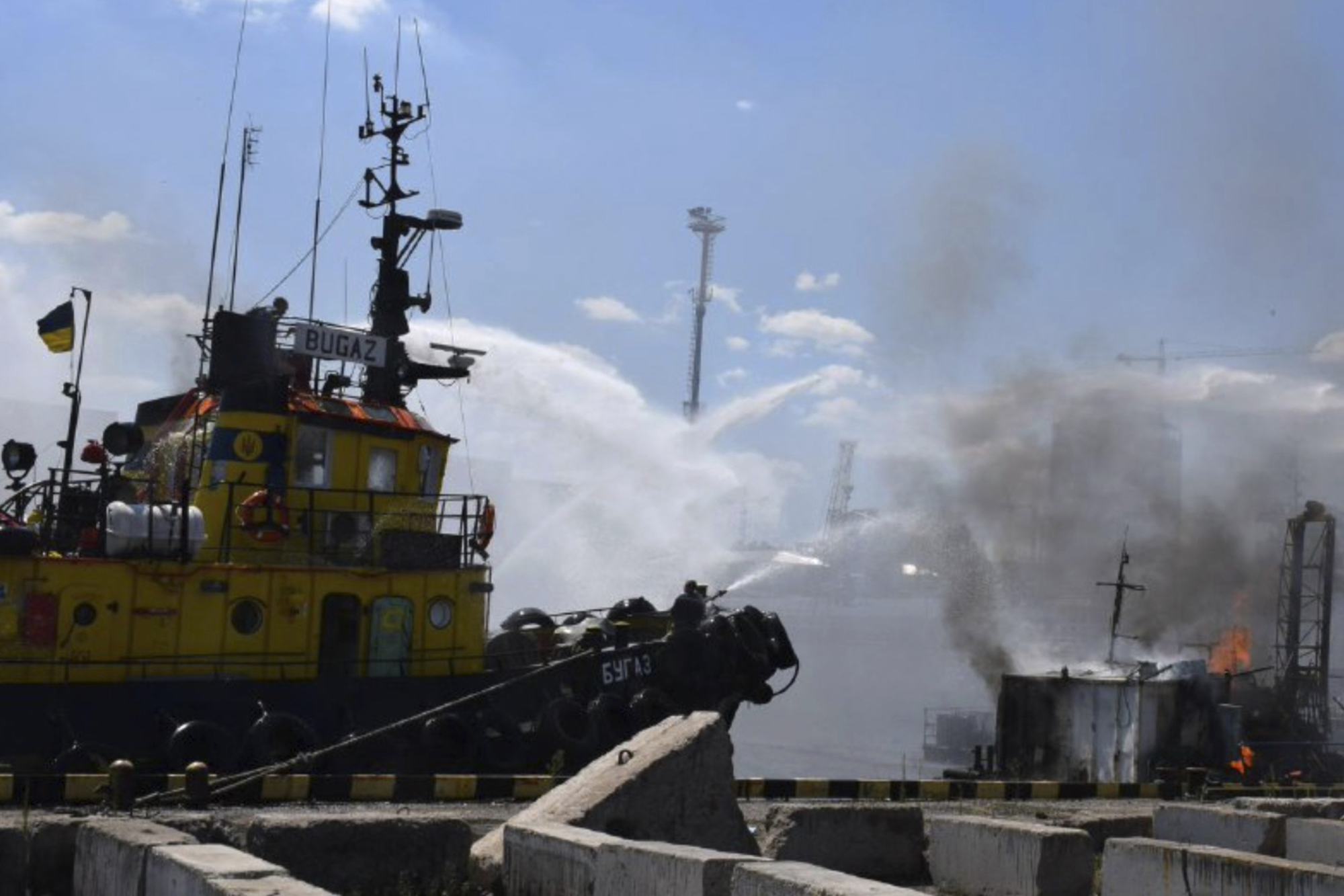 Russland bekrefter at de utførte angrepet mot havnen i Odesa&nbsp;<span>(+)</span>