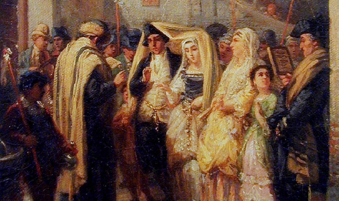 Jødisk bryllup i Frankfurt (1861)&nbsp;<span>(+)</span>