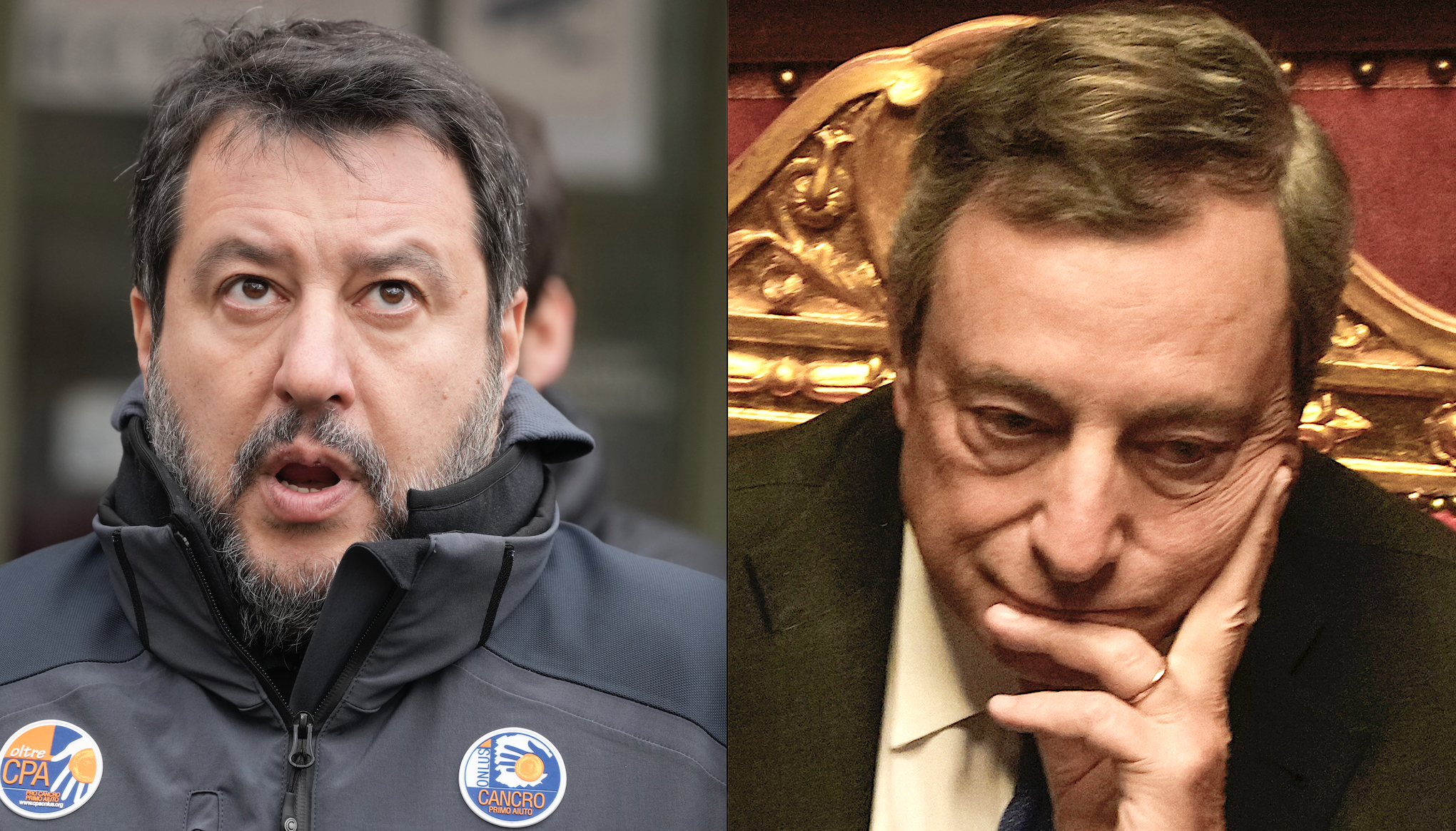 Salvini stiller betingelser for fortsatt Draghi-regjering. Nyvalg rykker nærmere&nbsp;<span>(+)</span>