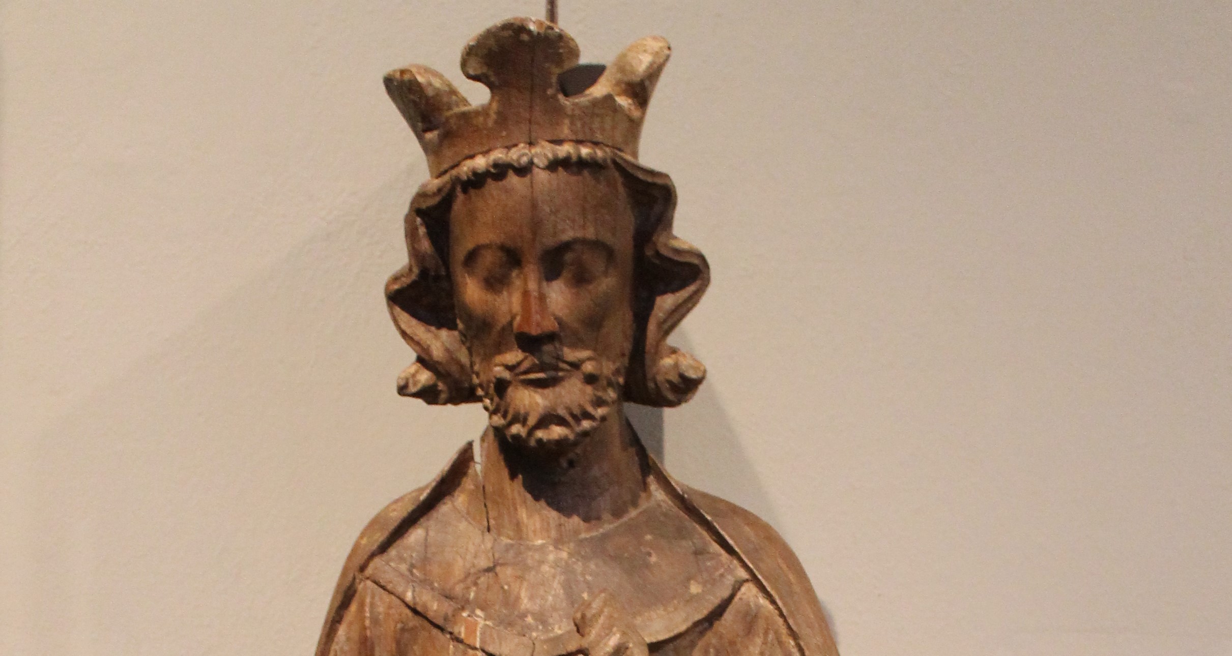 Olav den hellige fra Tanum kirke i Vestfold (c.1260-80)&nbsp;<span>(+)</span>
