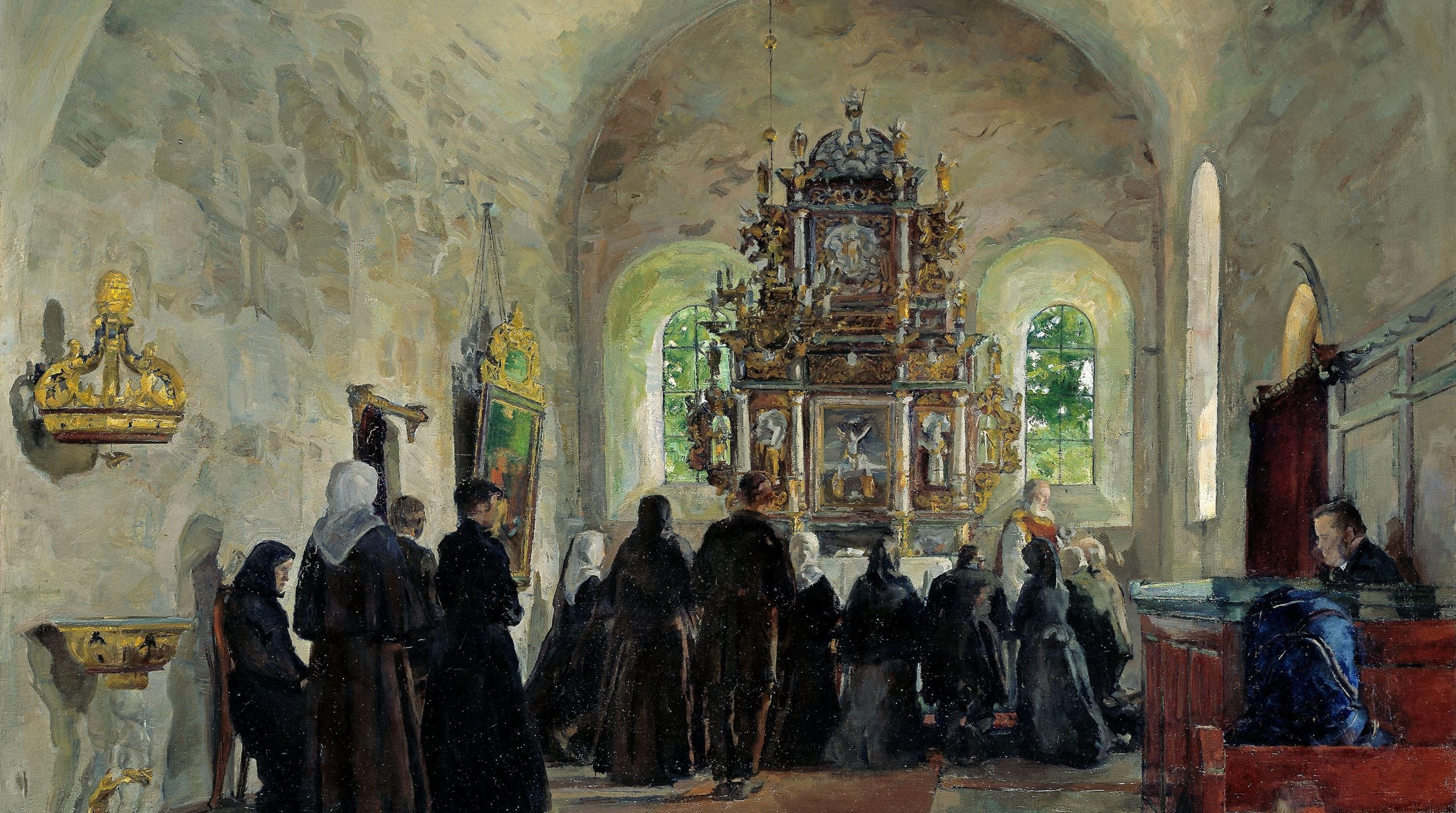 Altergang i Stange kirke (1903)&nbsp;<span>(+)</span>