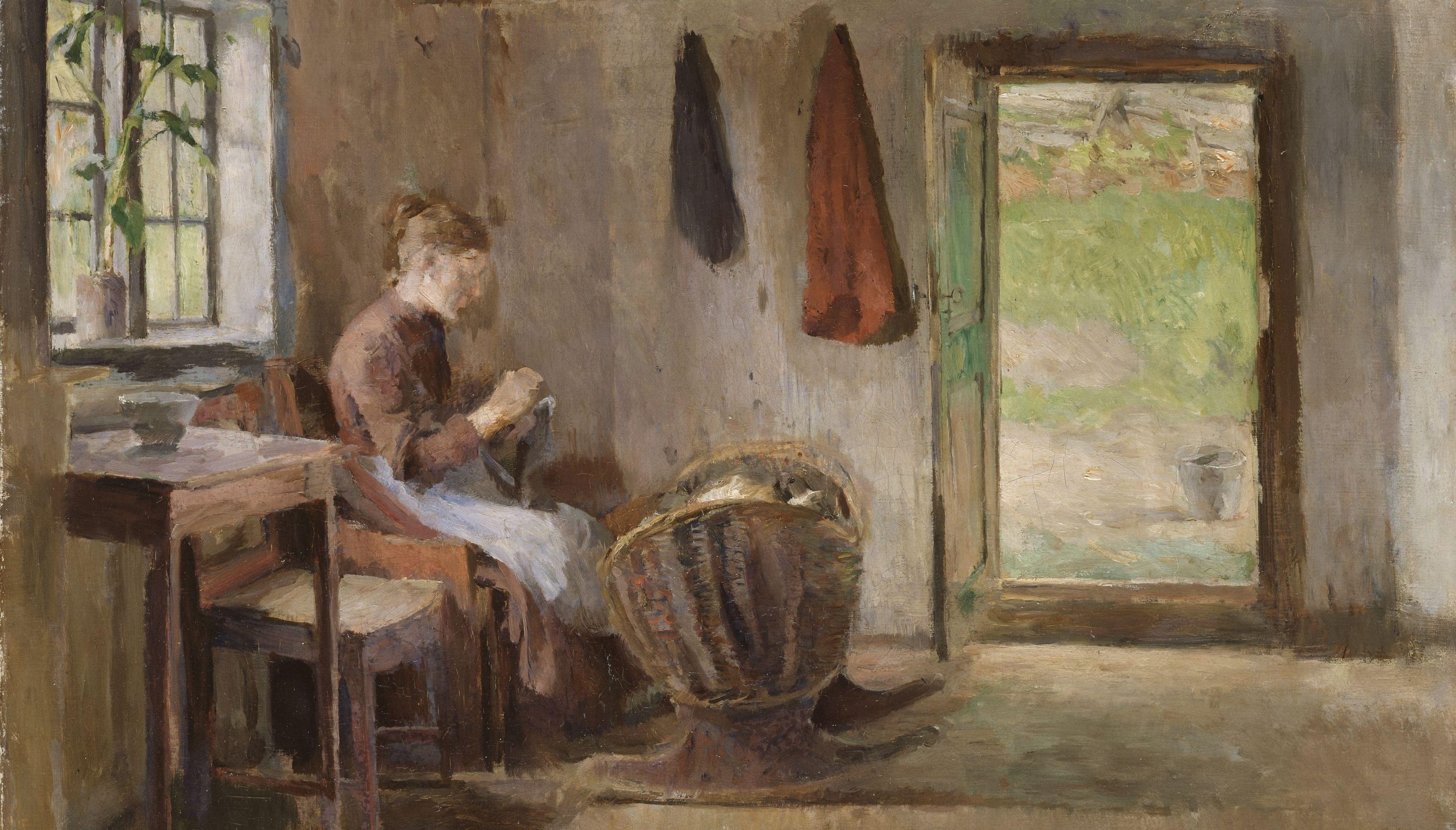 Bondeinteriør, Skotta i Bærum (1887)&nbsp;<span>(+)</span>
