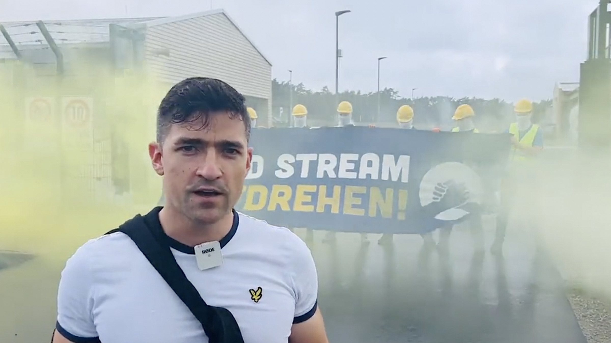 Identitære aktivister krever åpning av Nord Stream 2&nbsp;<span>(+)</span>