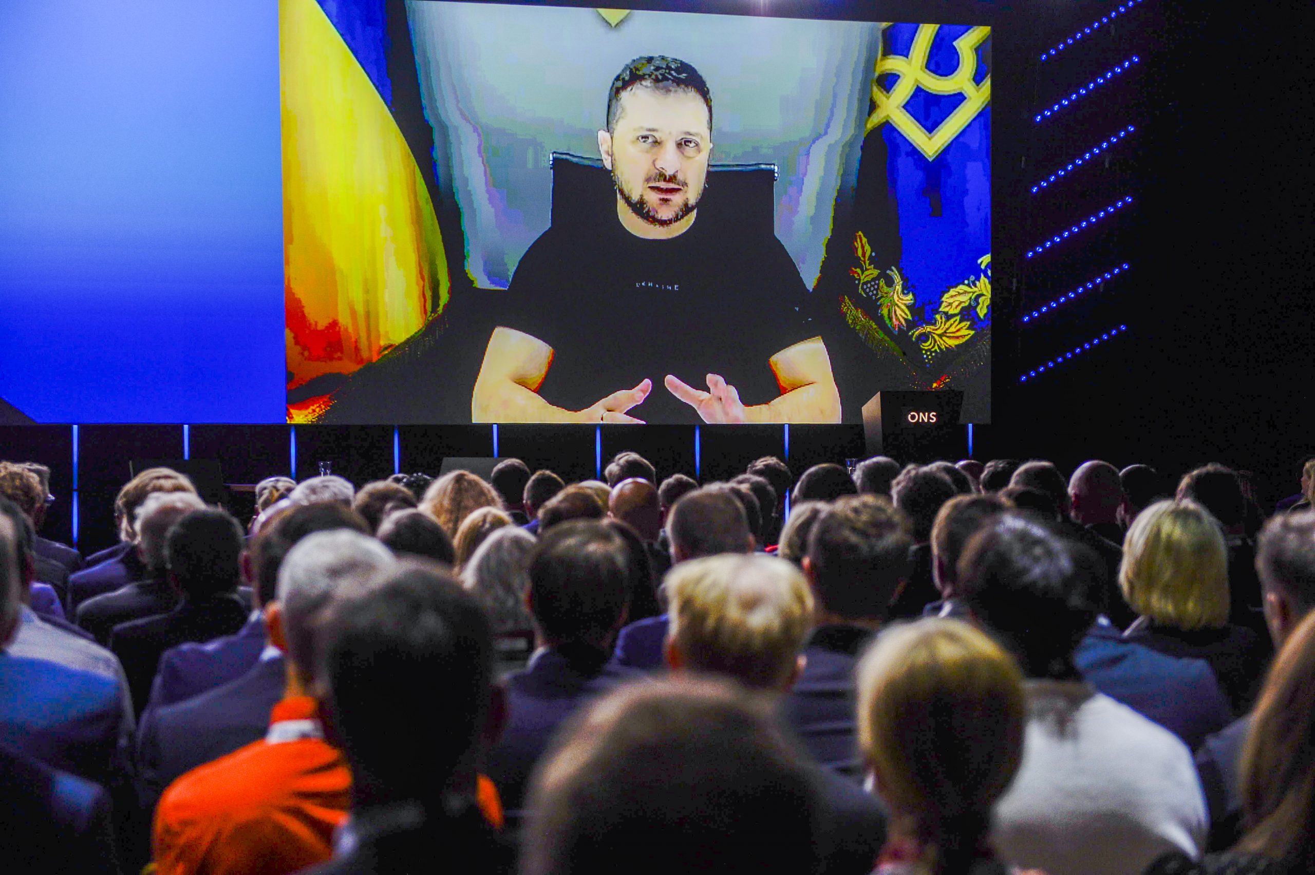 Zelenskyj talte på energimessen i Stavanger: Takket Norge&nbsp;<span>(+)</span>