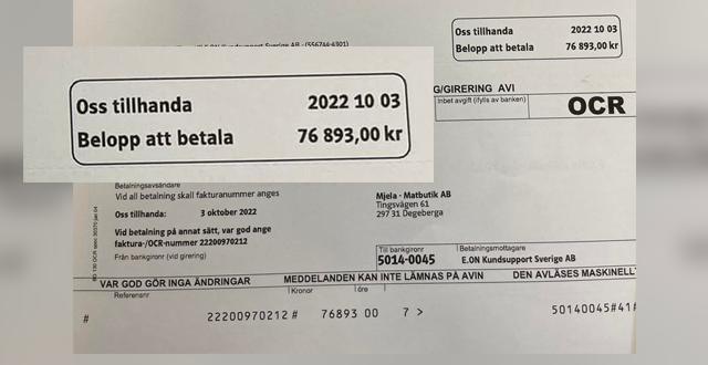 Strøm&shy;regningene sender svensk næringsliv ned for telling&nbsp;<span>(+)</span>