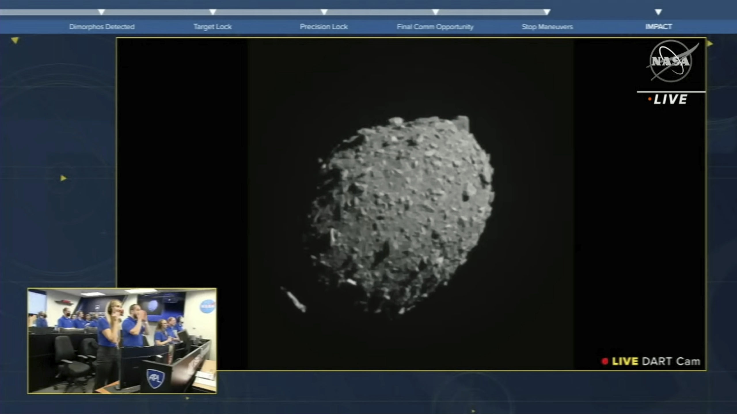 Nasa-fartøy har truffet asteroide i forsvarstest&nbsp;<span>(+)</span>
