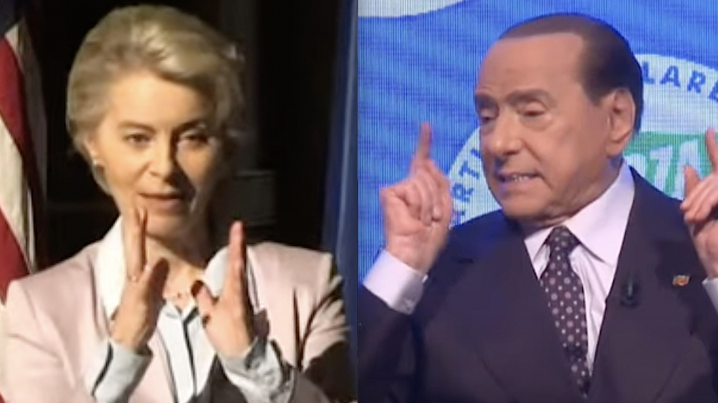 Von der Leyen truet Italia, men Berlusconis dumheter får oppmerksomhet&nbsp;<span>(+)</span>