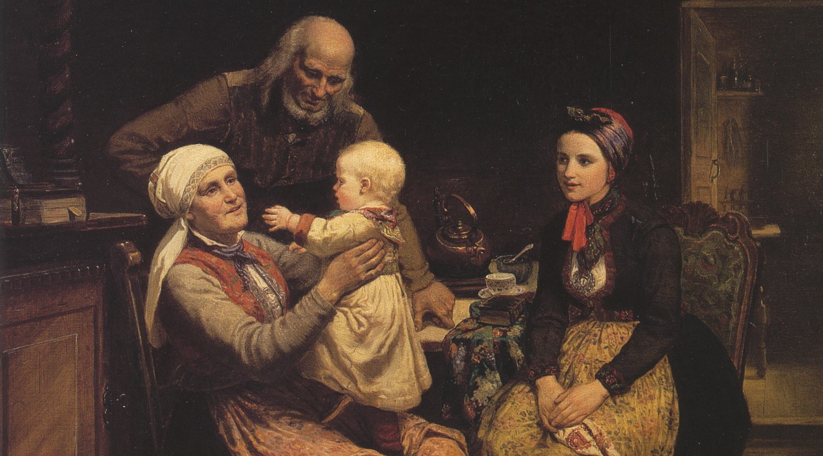 Besøk hos besteforeldrene (1859)&nbsp;<span>(+)</span>