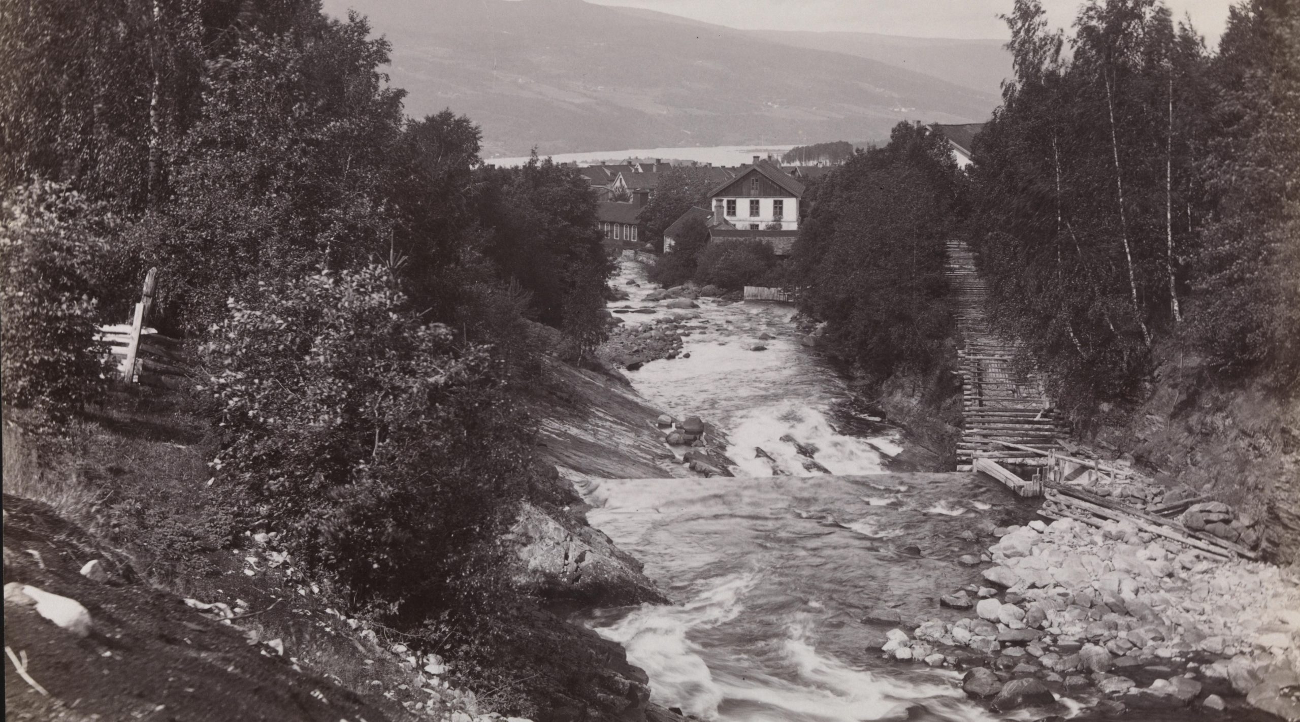 Lillehammer, Parti af Mesnaelven (1884-90)&nbsp;<span>(+)</span>