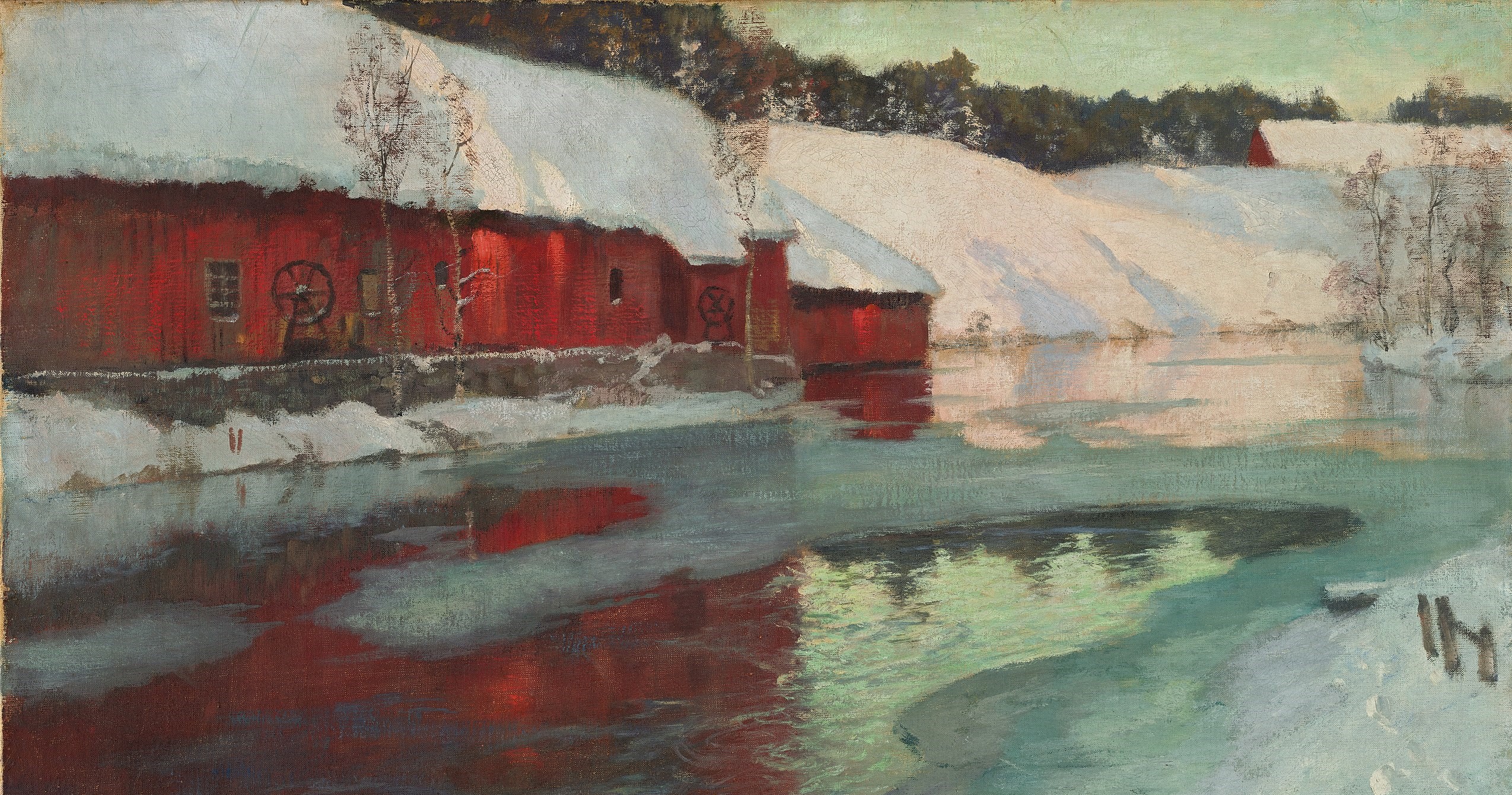 Frossen elv (c.1892)&nbsp;<span>(+)</span>