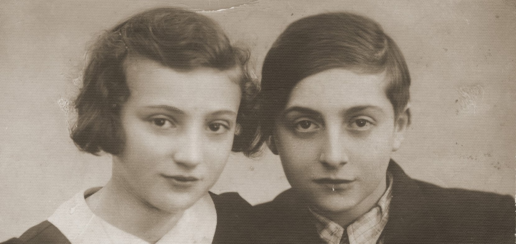 Jadzia og Szlamek Moncznik, Sosnowiec, Polen (før august 1942)&nbsp;<span>(+)</span>