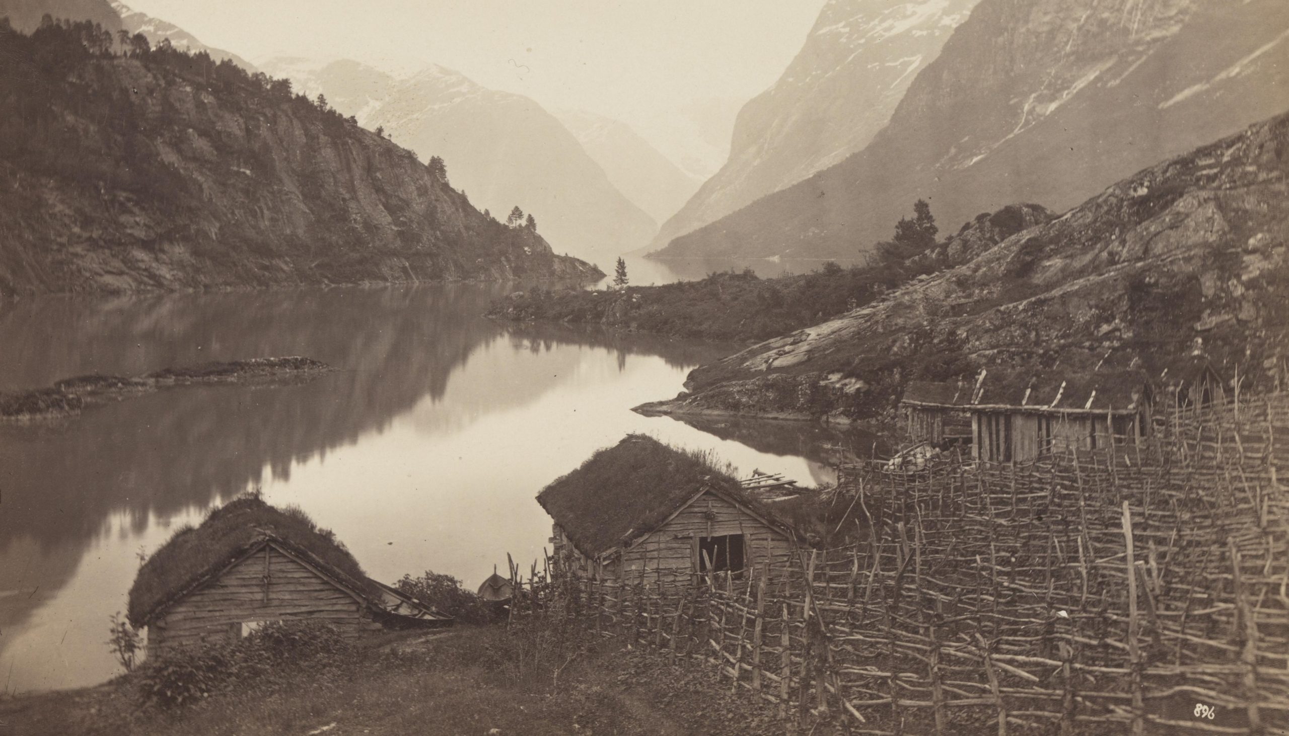 Parti ved Lodenvandet i Nordfjord (1864-89)&nbsp;<span>(+)</span>