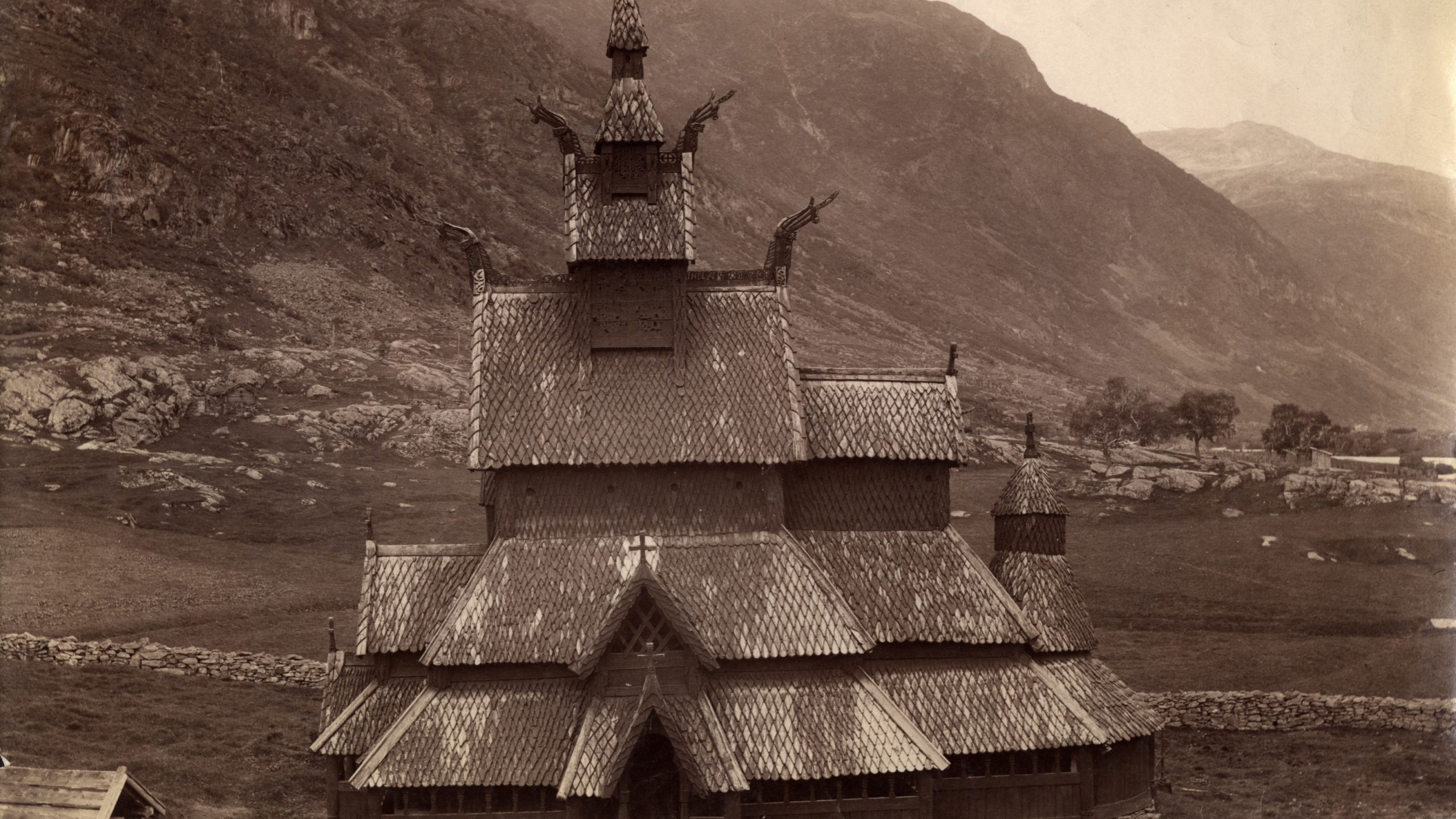 Borgund stavkirke, Lærdal, Sogn og Fjordane (ikke datert)&nbsp;<span>(+)</span>