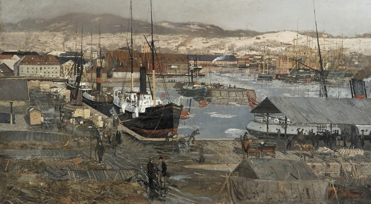 Revierhavnen i Kristiania (1881)&nbsp;<span>(+)</span>