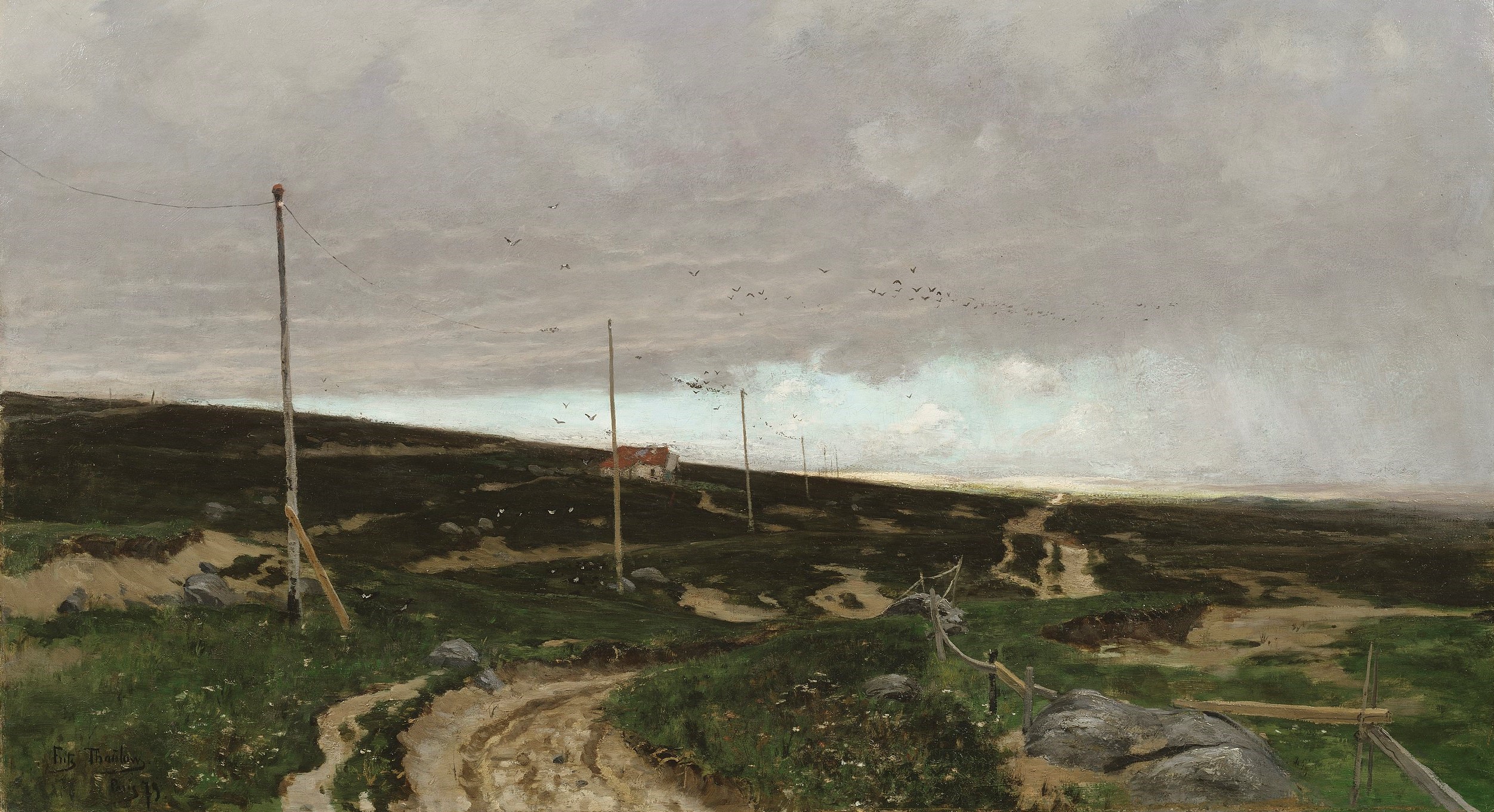 Ved kysten. Motiv fra Jæren (1879)&nbsp;<span>(+)</span>