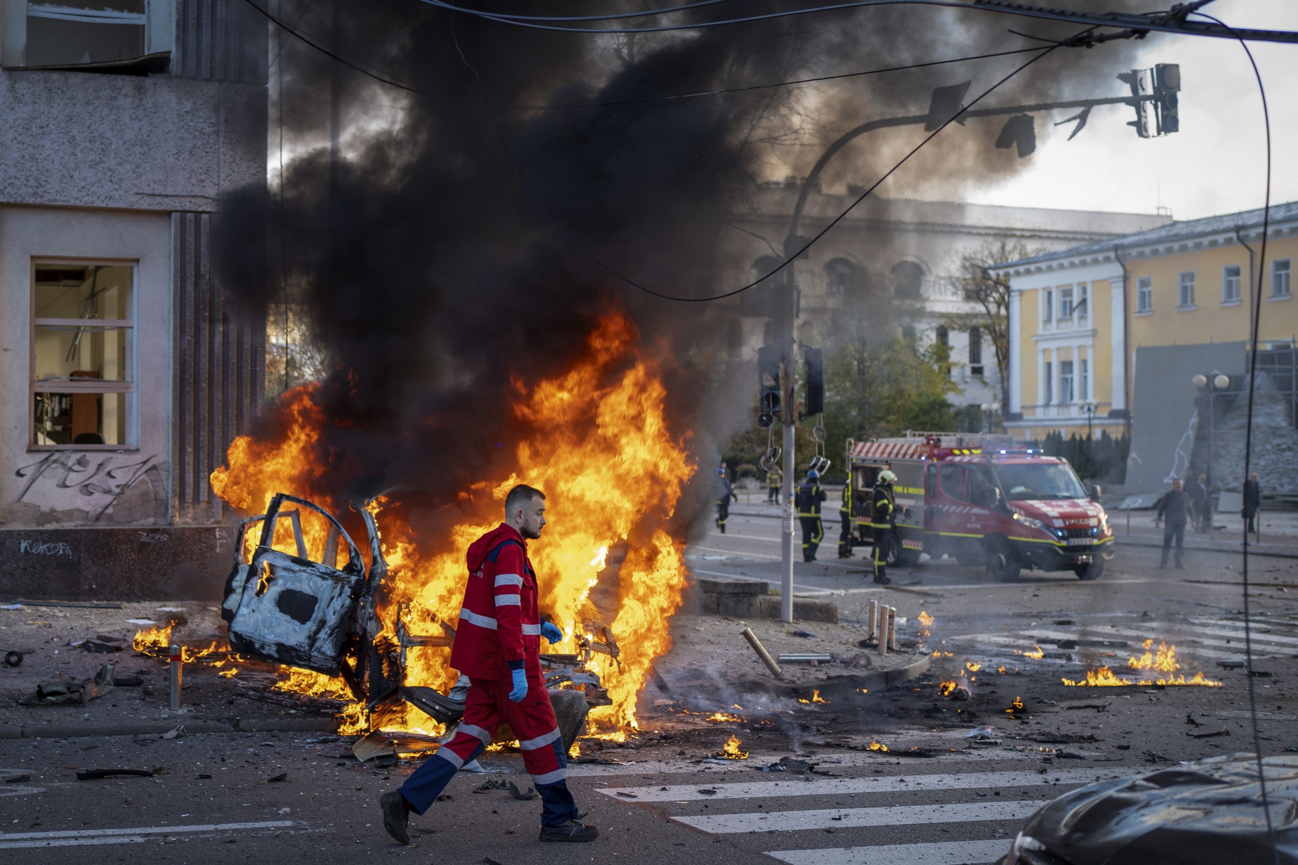 Ukraina: En million husholdninger har mistet strømmen etter russiske angrep&nbsp;<span>(+)</span>