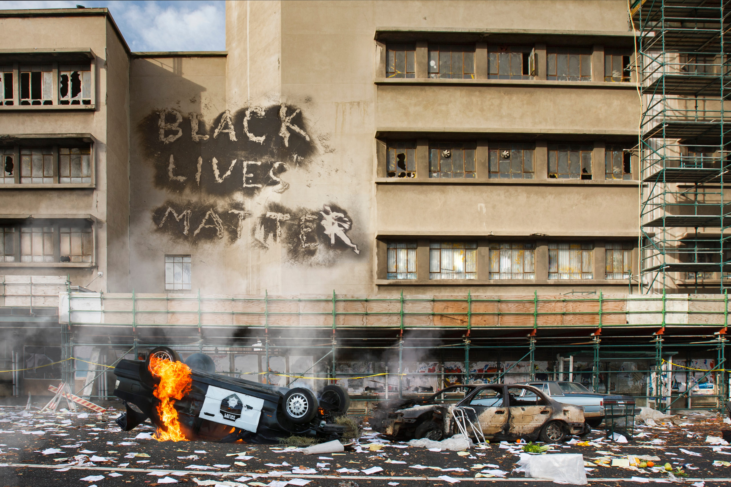 Nådeløs straff for hærverk av Black Lives Matter «kunstverk» i Santa Cruz, California&nbsp;<span>(+)</span>