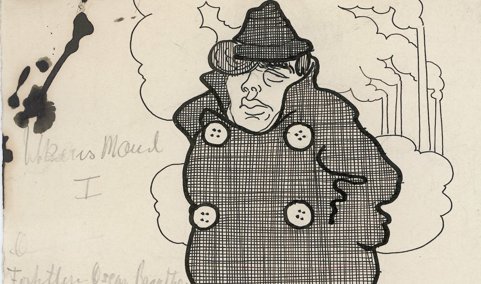 Karikatur av forfatteren Oskar Braaten (1915)&nbsp;<span>(+)</span>