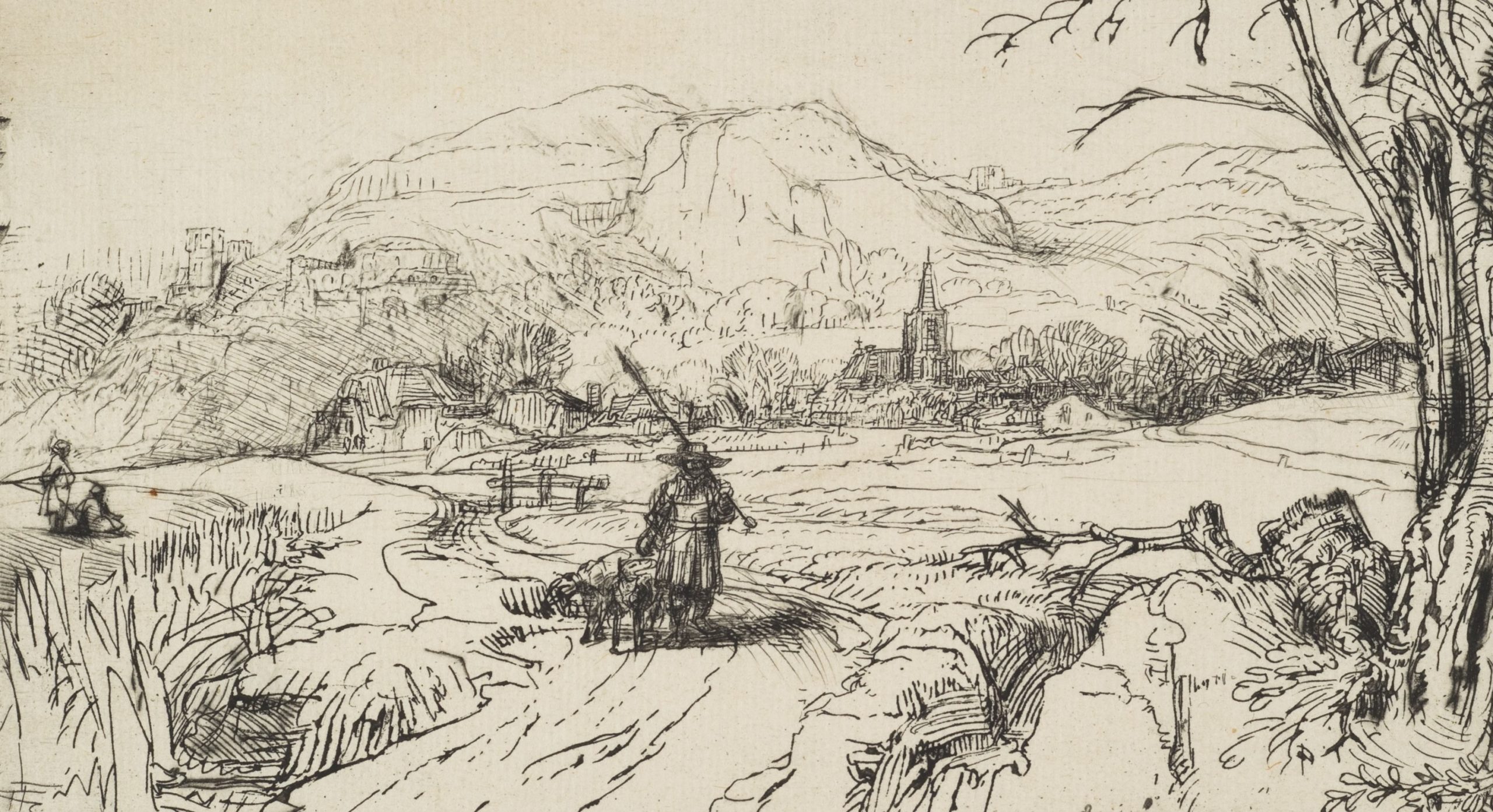 Landskap med gjeter og hund (c.1653)&nbsp;<span>(+)</span>