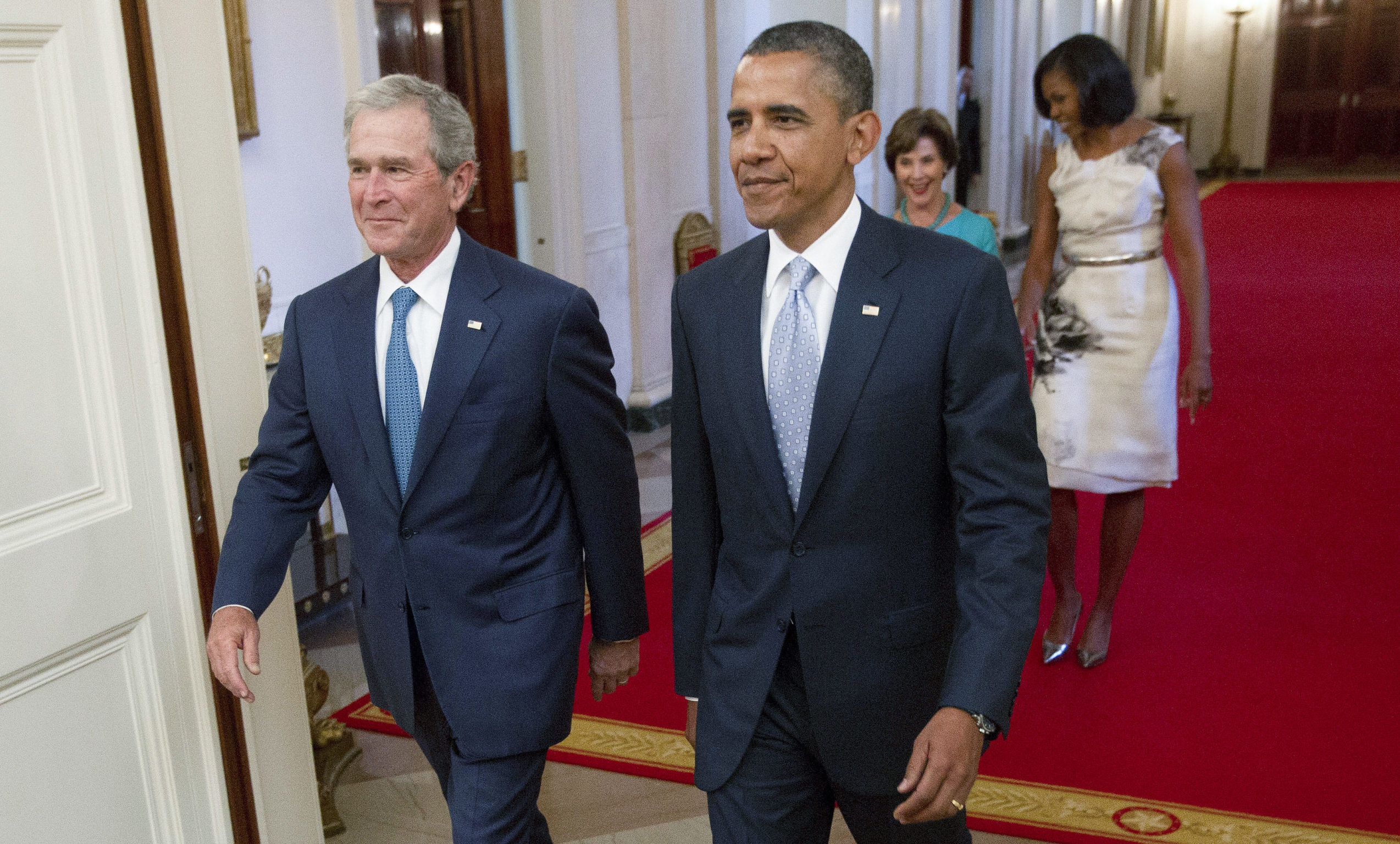 Bush og Obama holder konferanser for å «forsvare demokratiet» dagen etter Trump kunngjør&nbsp;<span>(+)</span>