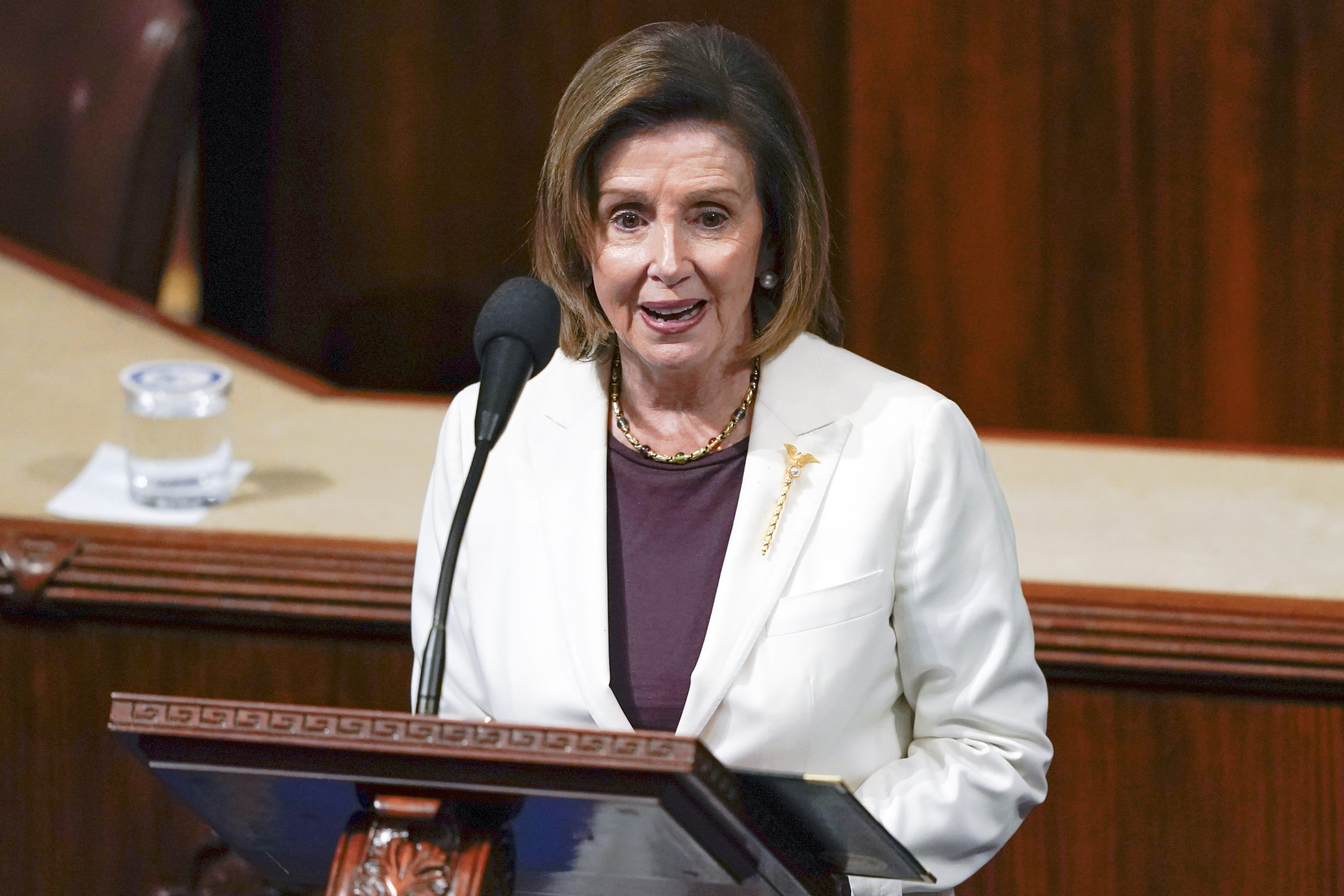 Nancy Pelosi gir seg som leder for Demokratene i Representantenes hus&nbsp;<span>(+)</span>