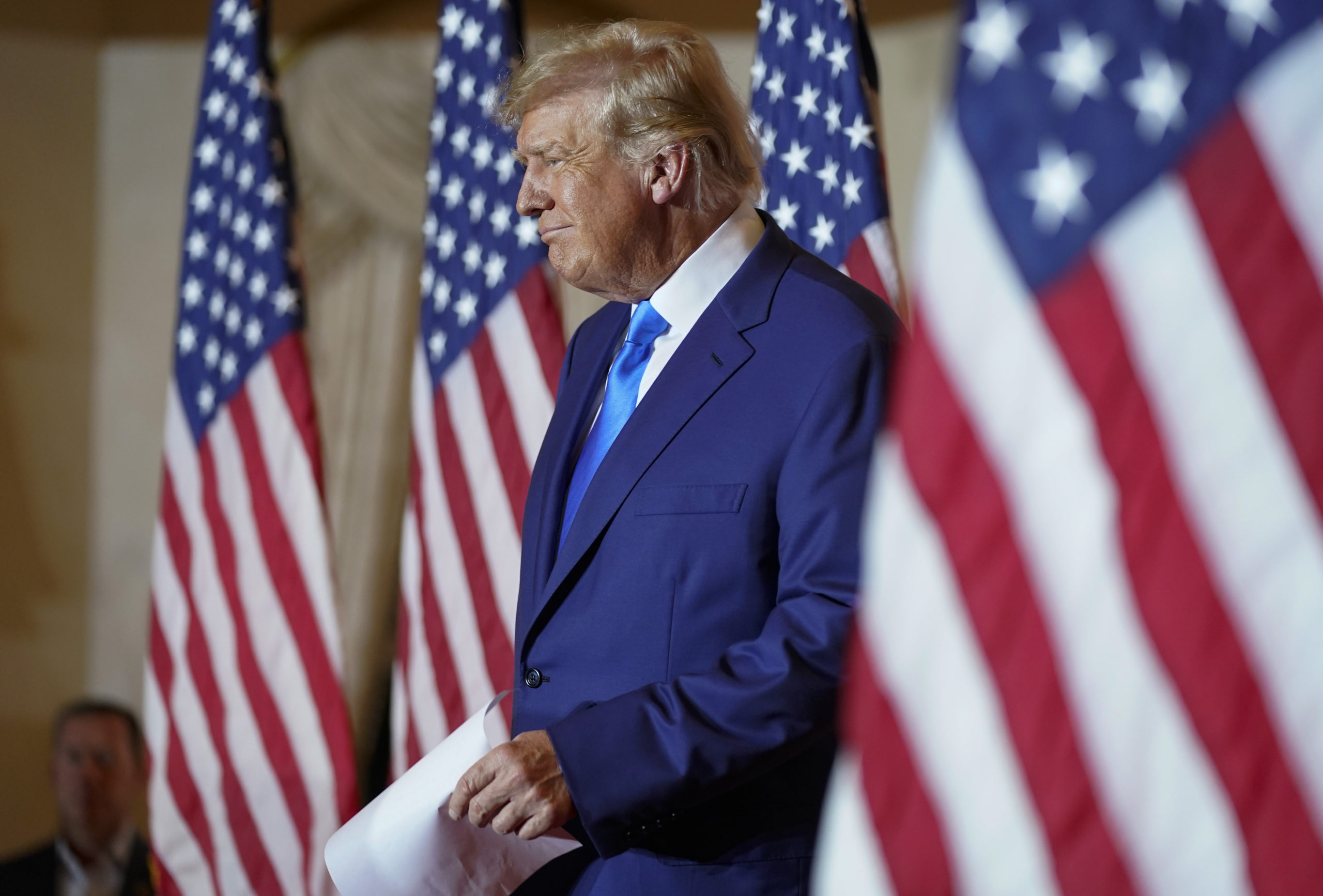 Trumps kunn&shy;gjøring: Stiller som president&shy;kandidat i 2024 - se direkte&nbsp;<span>(+)</span>