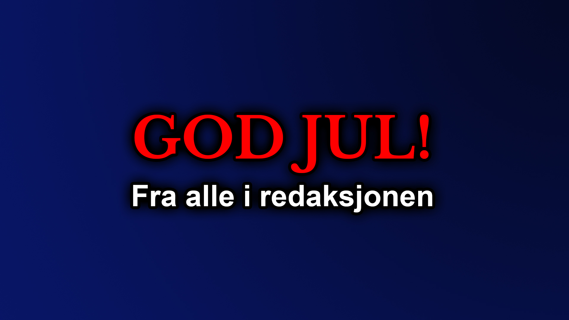 Doc-TV: Du er ikke alene. God Jul fra alle i redaksjonen&nbsp;<span>(+)</span>