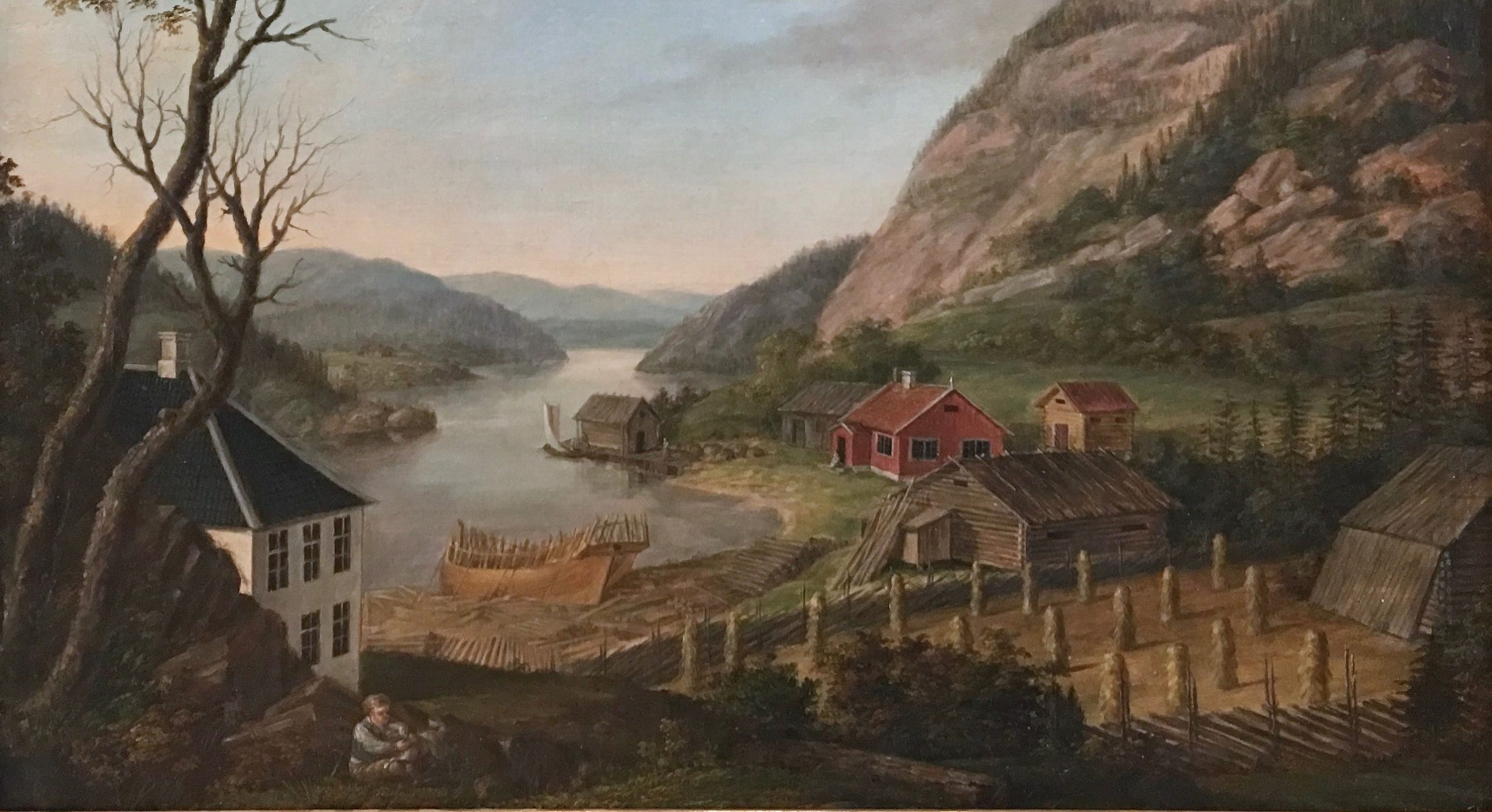 En Skipperbolig paa Nøtterland i Nærheden af Tønsberg (før 1839).&nbsp;<span>(+)</span>