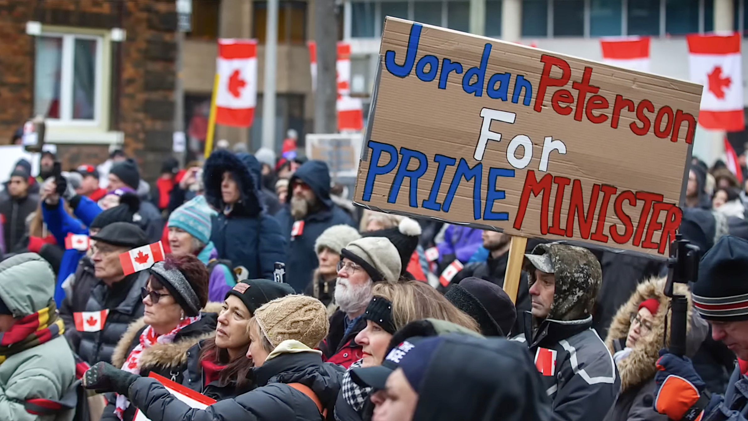 Canadiere demonstrerte for Jordan Petersons ytringsfrihet&nbsp;<span>(+)</span>