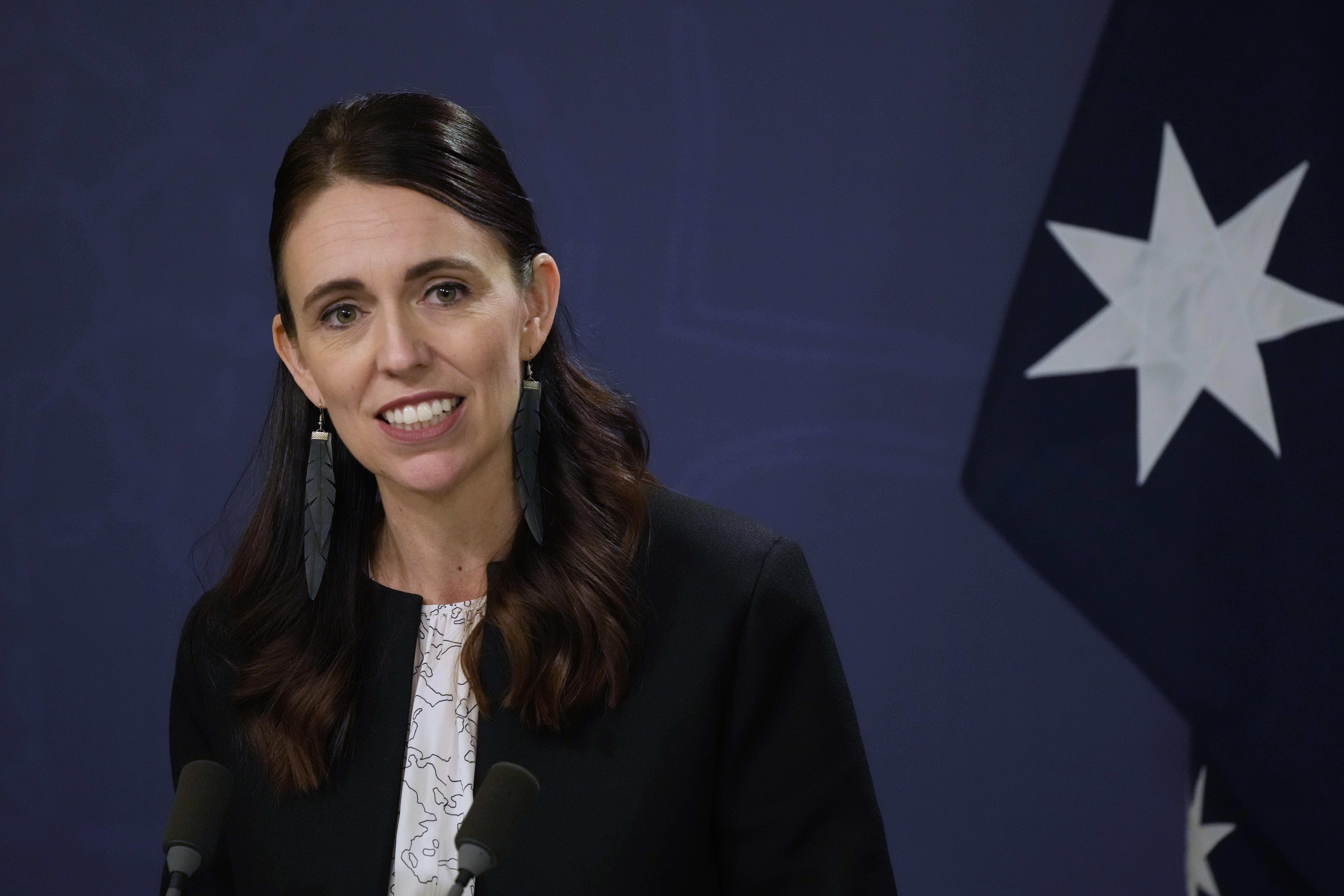 New Zealands statsminister Jacinda Ardern går av i februar&nbsp;<span>(+)</span>