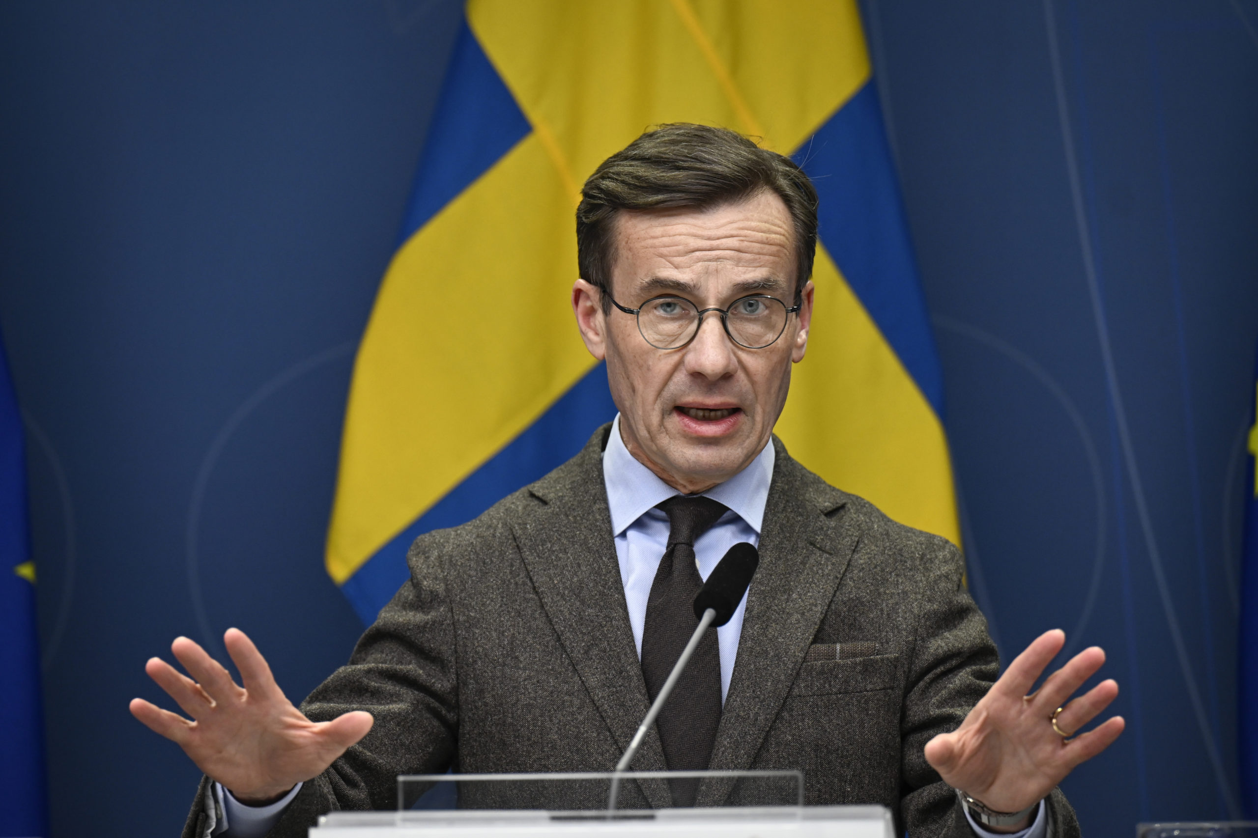 Kristersson: Verste vi har vært med på siden 2. verdenskrig&nbsp;<span>(+)</span>