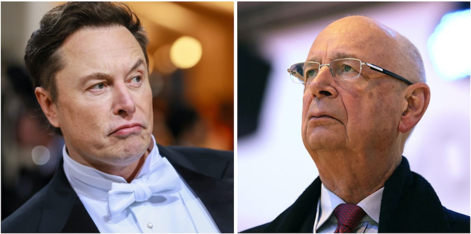 Elon Musk: – WEF er en selv&shy;bestaltet verdens&shy;regjering folket aldri har bedt om&nbsp;<span>(+)</span>
