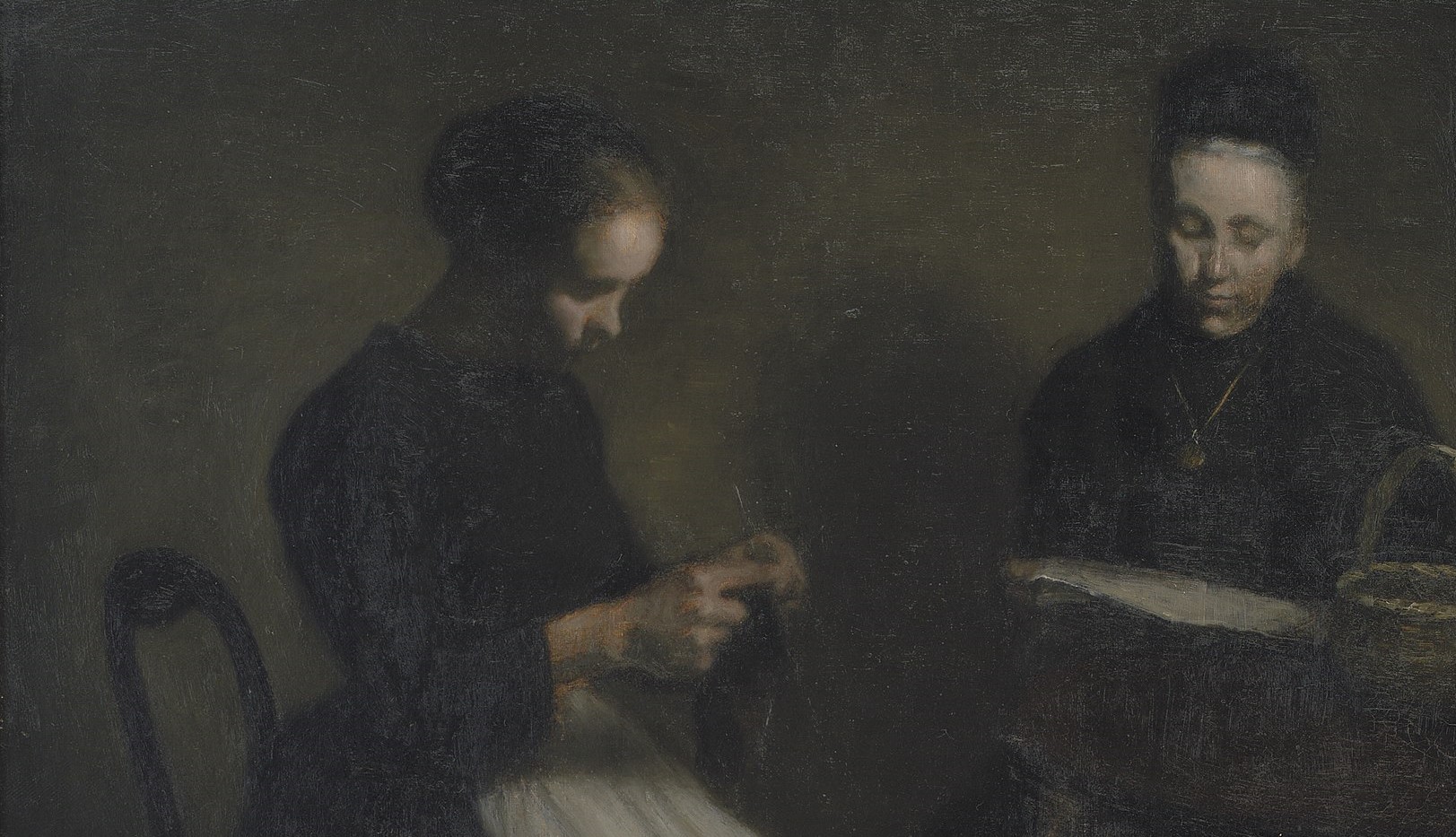 Aften i Dagligstuen (1891).&nbsp;<span>(+)</span>