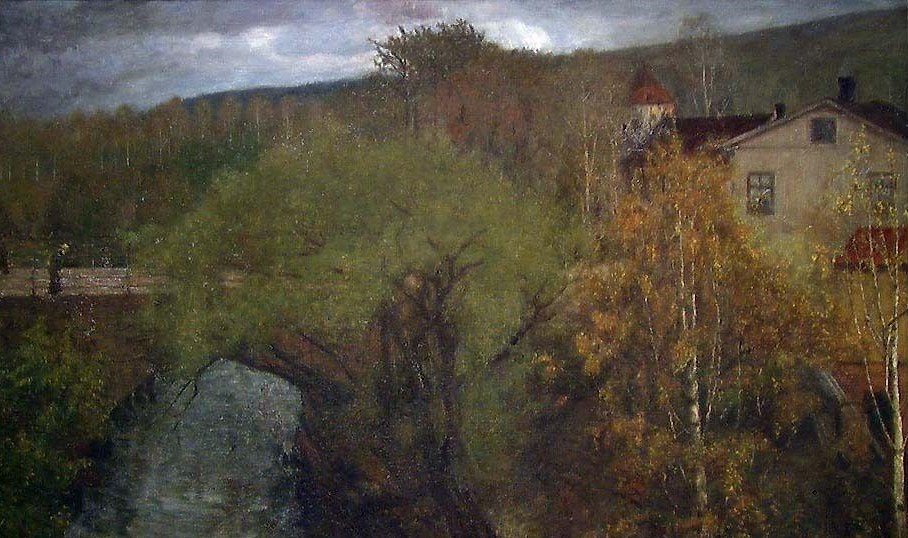 "Geitebrua" over Loelven i Oslo (1900)&nbsp;<span>(+)</span>