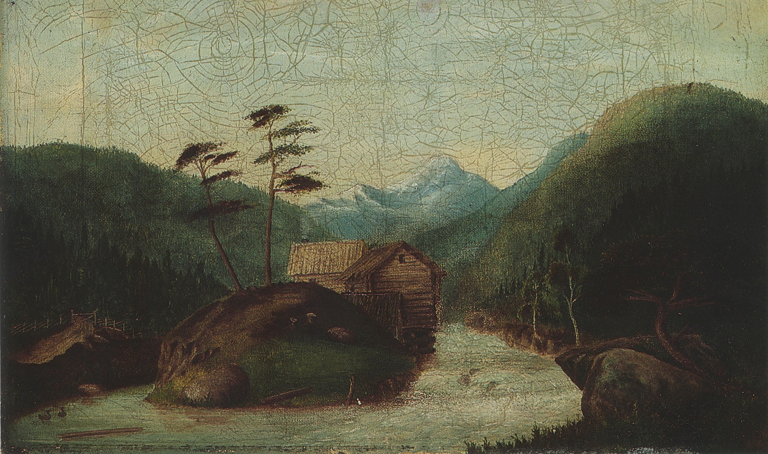 Landskab med Fos og Sagbrug (1850)&nbsp;<span>(+)</span>