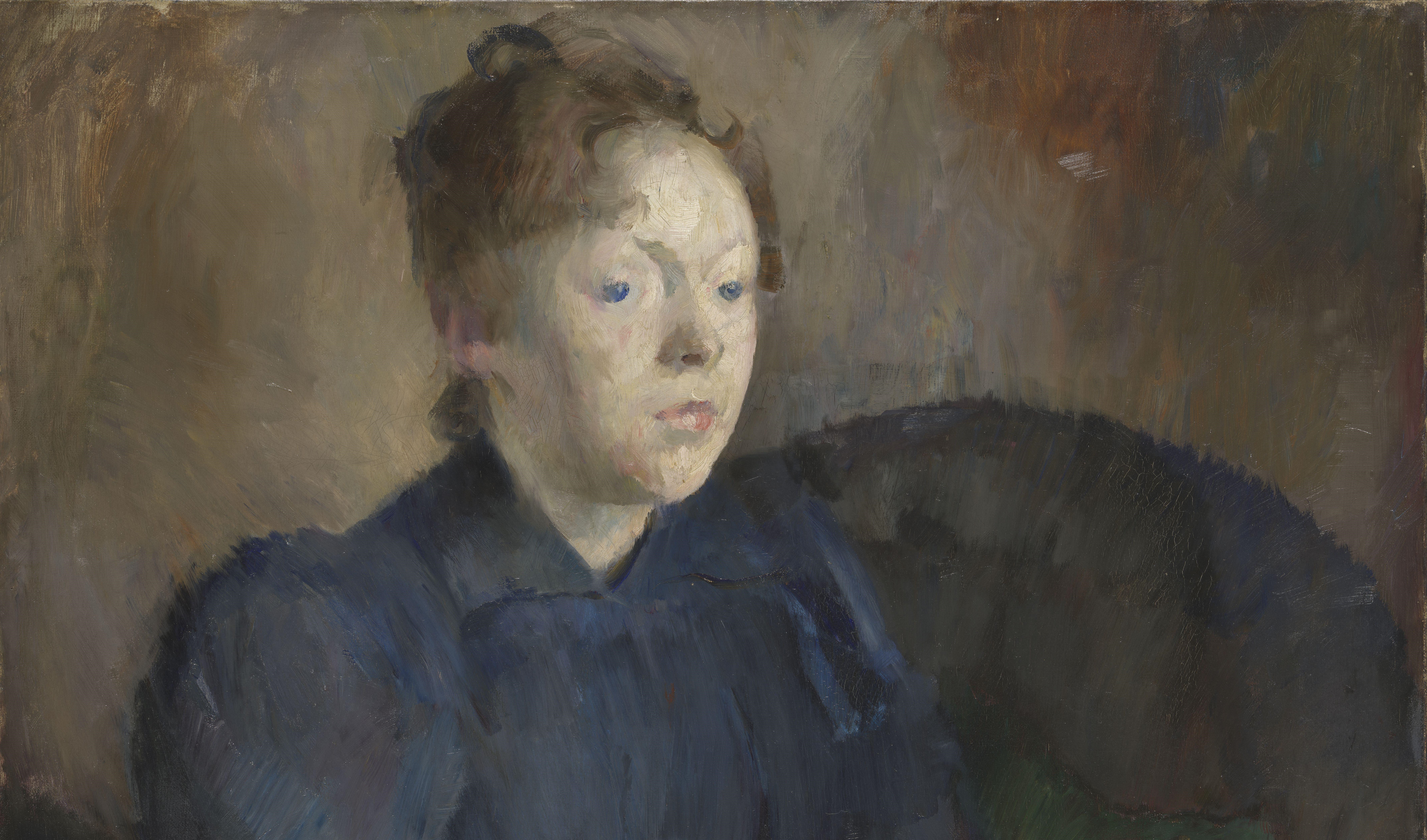 Portrett av Nenna Janson Nagel, f. Backer Lunde  (1892).&nbsp;<span>(+)</span>