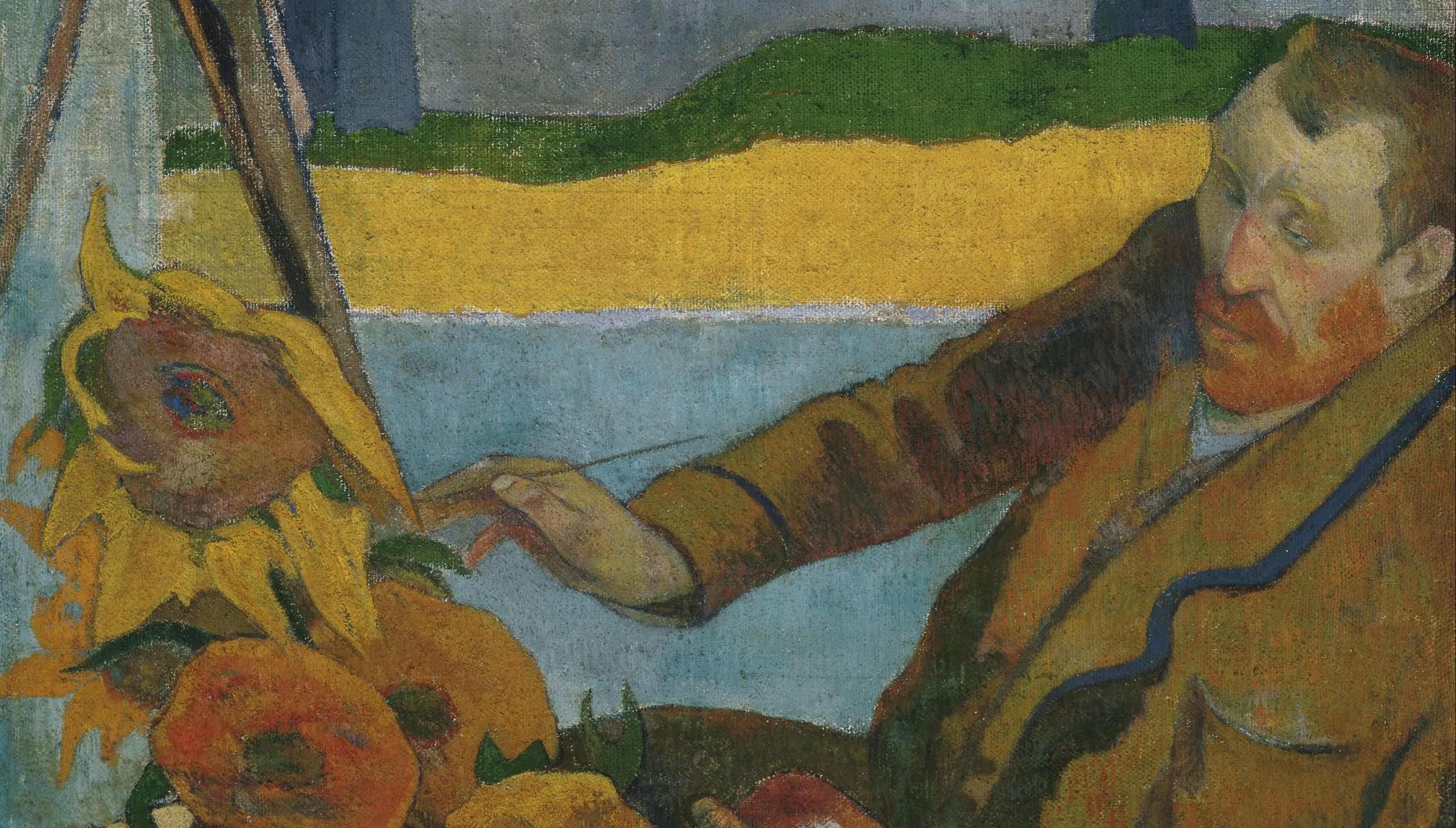Vincent van Gogh maler solsikker (1888)&nbsp;<span>(+)</span>