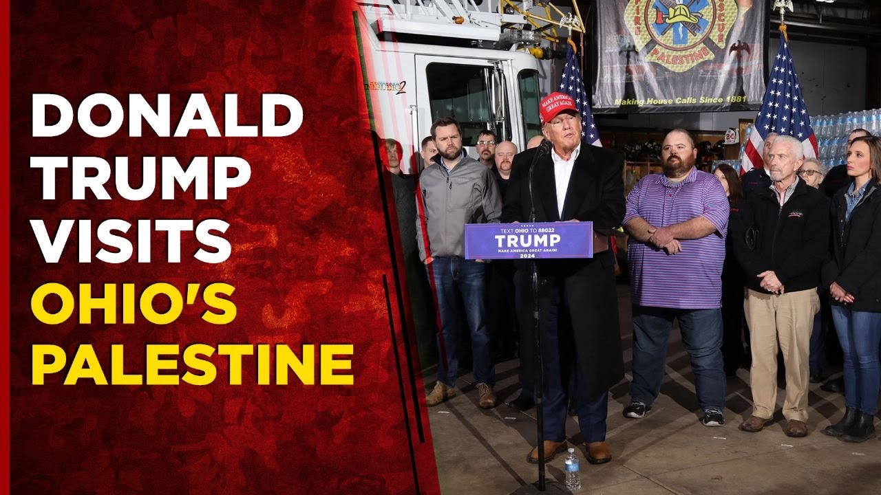 Trump til East Palestine: – Dere er ikke glemt&nbsp;<span>(+)</span>